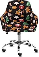 Vista 17 de Funda para sillón de invierno con diseño de muñeco de nieve, funda suave para silla de computadora, forro elástico para silla de escritorio, diseño