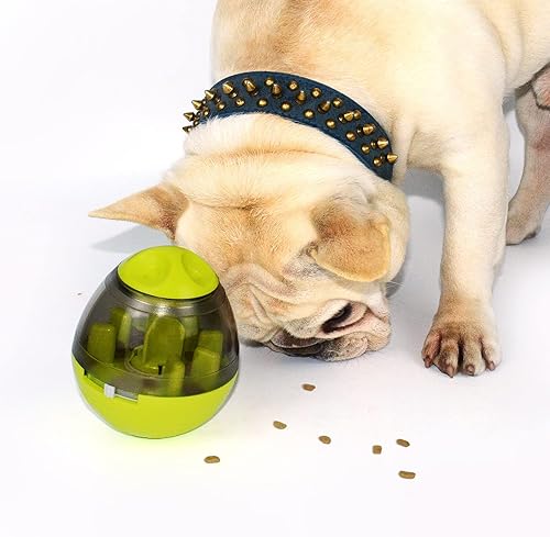 Pelota de juguete para perros y pelota de estimulación mental, huevo interactivo de comida para mascotas, bola de regalo interactiva para Frenchie,