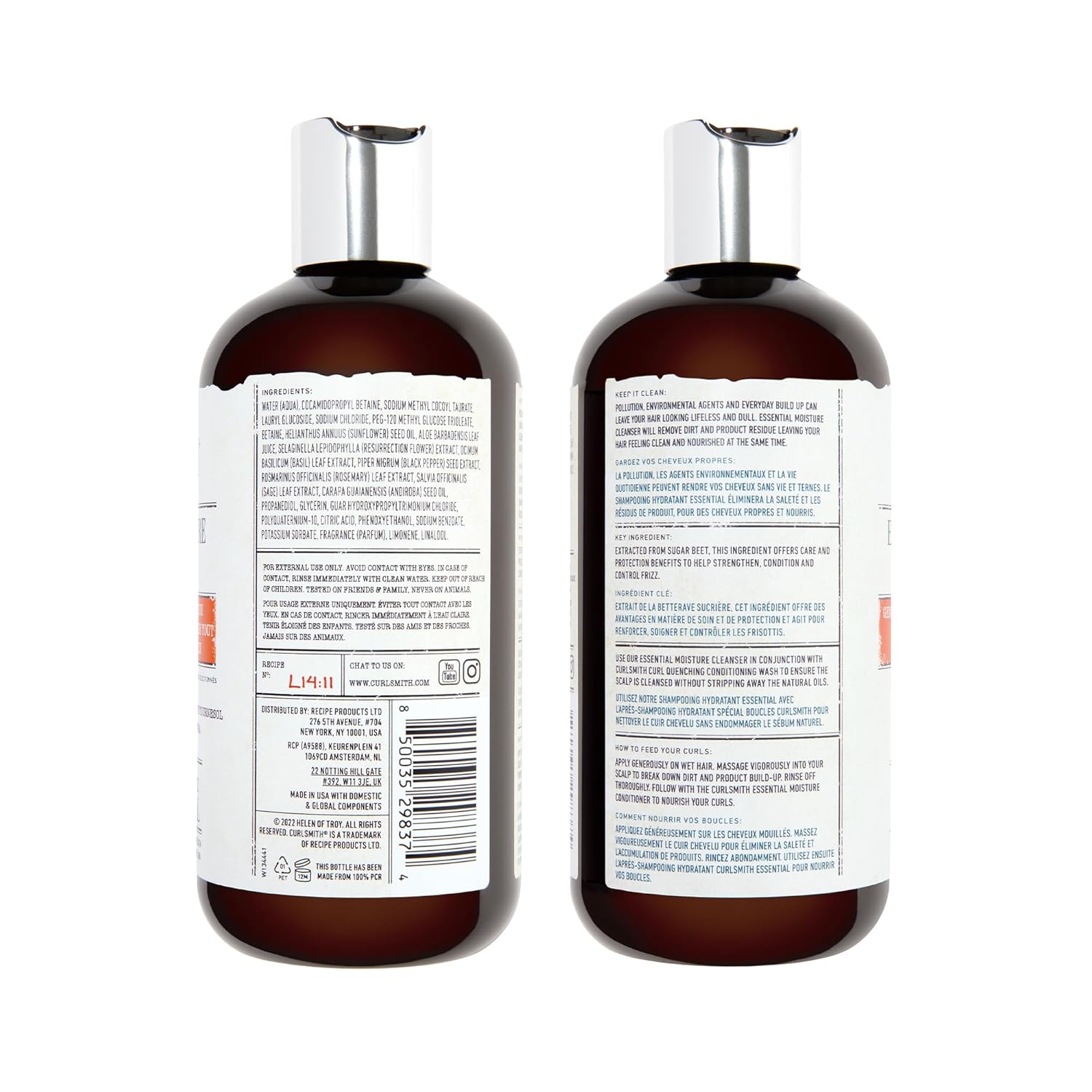 CURLSMITH - Essential Moisture Cleanser, Gentle Nourishing Shampoo for Wavy, Curly and Coily Hair, Vegan - Image 8
