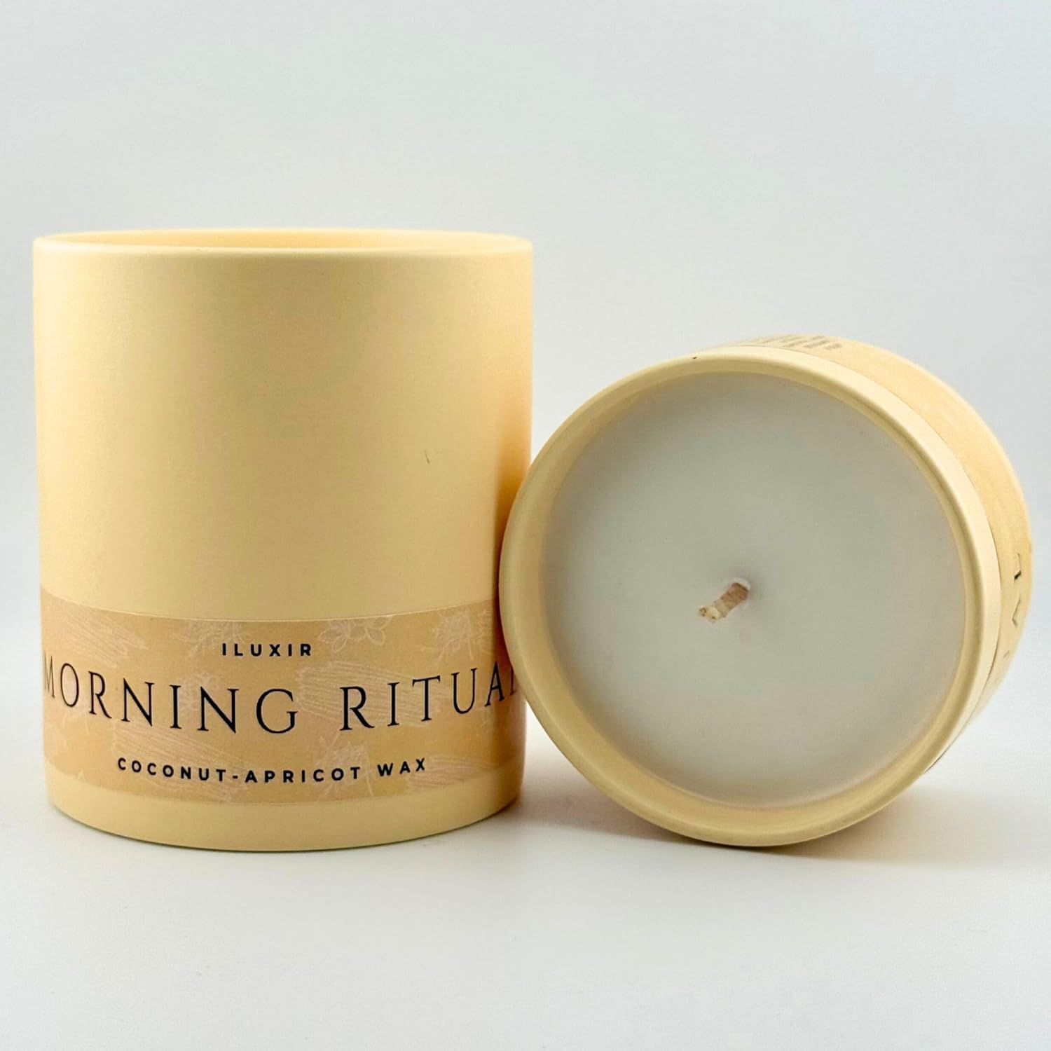 Morning Ritual Scented Candle – Earthy Moss, Palo Santo & Sandalwood, Perfect for Slow Mornings, Meditation, Yoga & Relaxation – Vegan & Phthalate-Free – 13 oz with Bamboo Lid