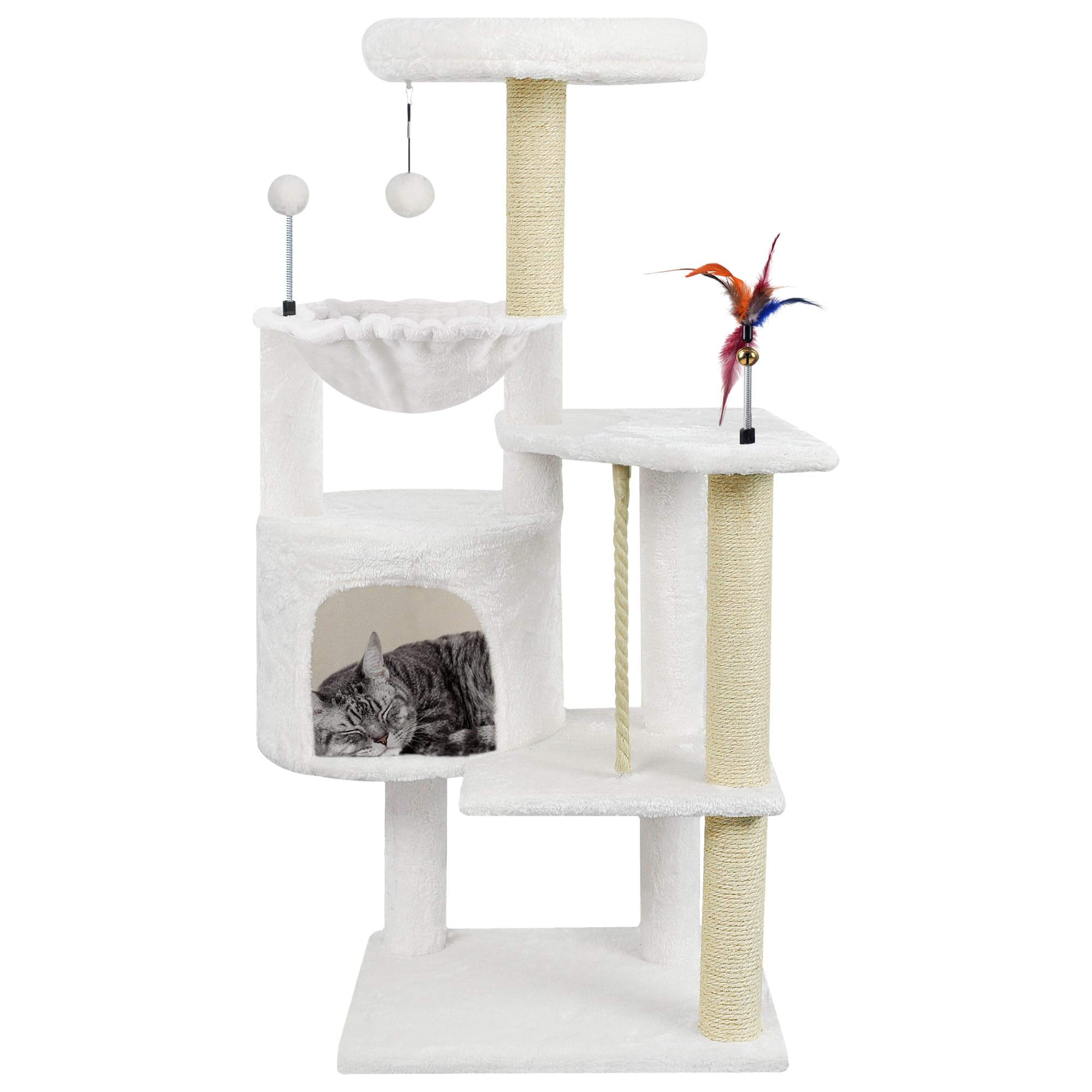 Amazon | TINWEI キャットタワー 猫タワー 全面麻紐 安定 猫 Amazon | TINWEI キャットタワー 猫タワー 全面麻紐 安定 猫