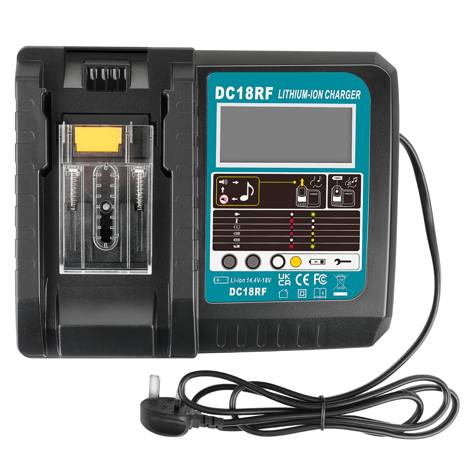 Chargeur 14,4 V -18 V 3,5 A pour batterie Makita