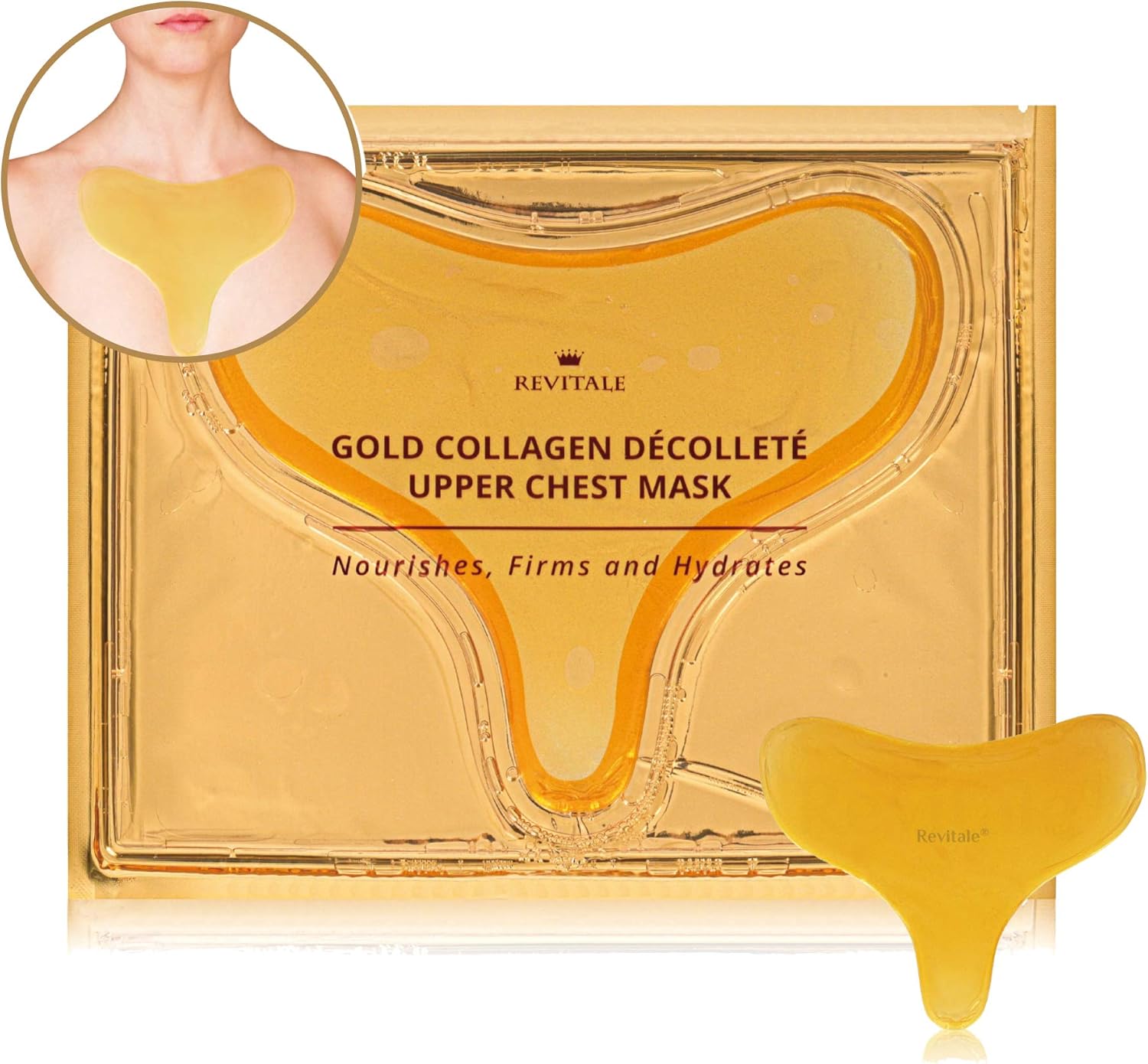 Revitale Collagen Gold Beauty Gift Pack 6 Eye Gels 4 Face Masks 2