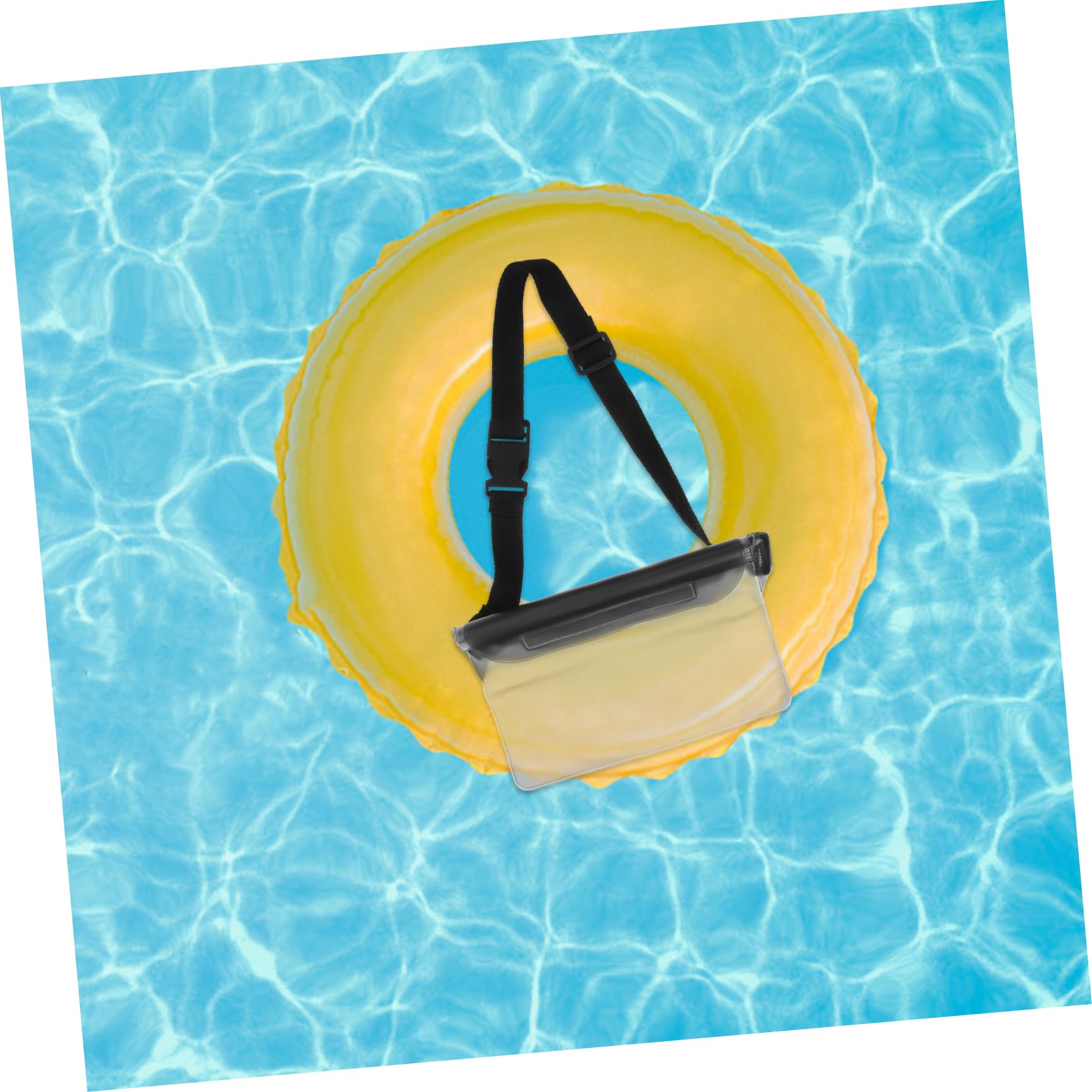 NULYLU 2pcs Waterproof Cell Phone Pouch Running Phone Holder Pouch Floating Cell Bag Waist Belt