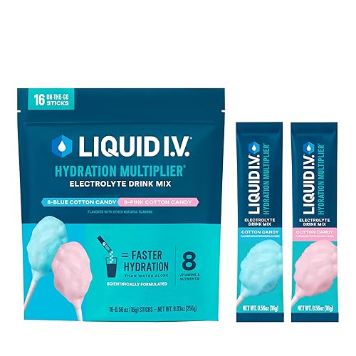Vista 48 de Liquid I.V.® Multiplicador de hidratación - Tropical Punch Mezcla de bebida en polvo con electrolitos 1 paquete (16 porciones)
