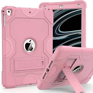 TiMOVO Funda Para IPad A16 11ª Generación 11 Pulgadas 2025, IPad 10ª Generación 10,9" 2022 Con Ranura De Lapiz, Cubierta De Carcasa Trasera Transparente Auto Sueño/Despertar, Rojo Sandía