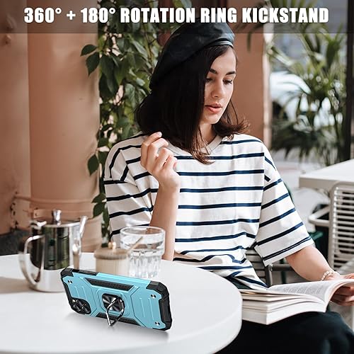 Miniatura 6 de JAME Funda para iPhone 11 Pro Max con protectores de pantalla, 2 unidades, protección contra caídas de grado militar, a prueba de golpes, funda