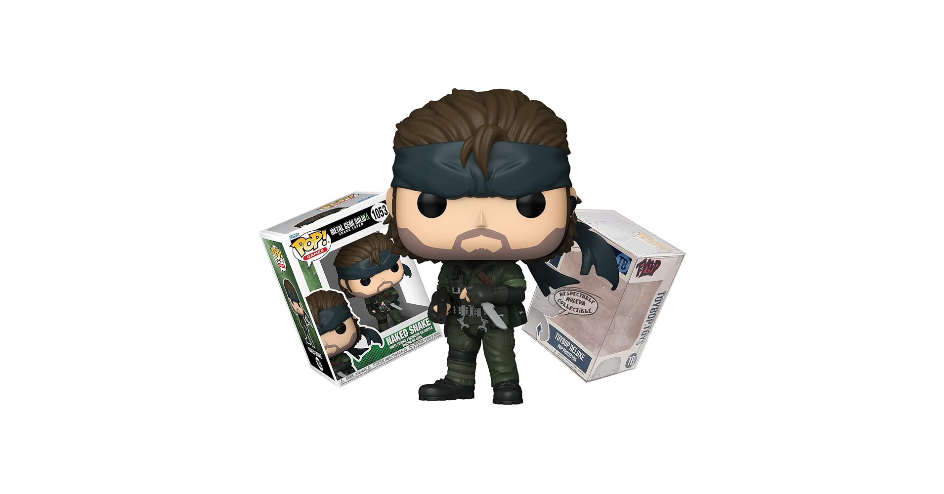 Amazon.com: Funko MGS - Naked Snake (with Headband, Knife