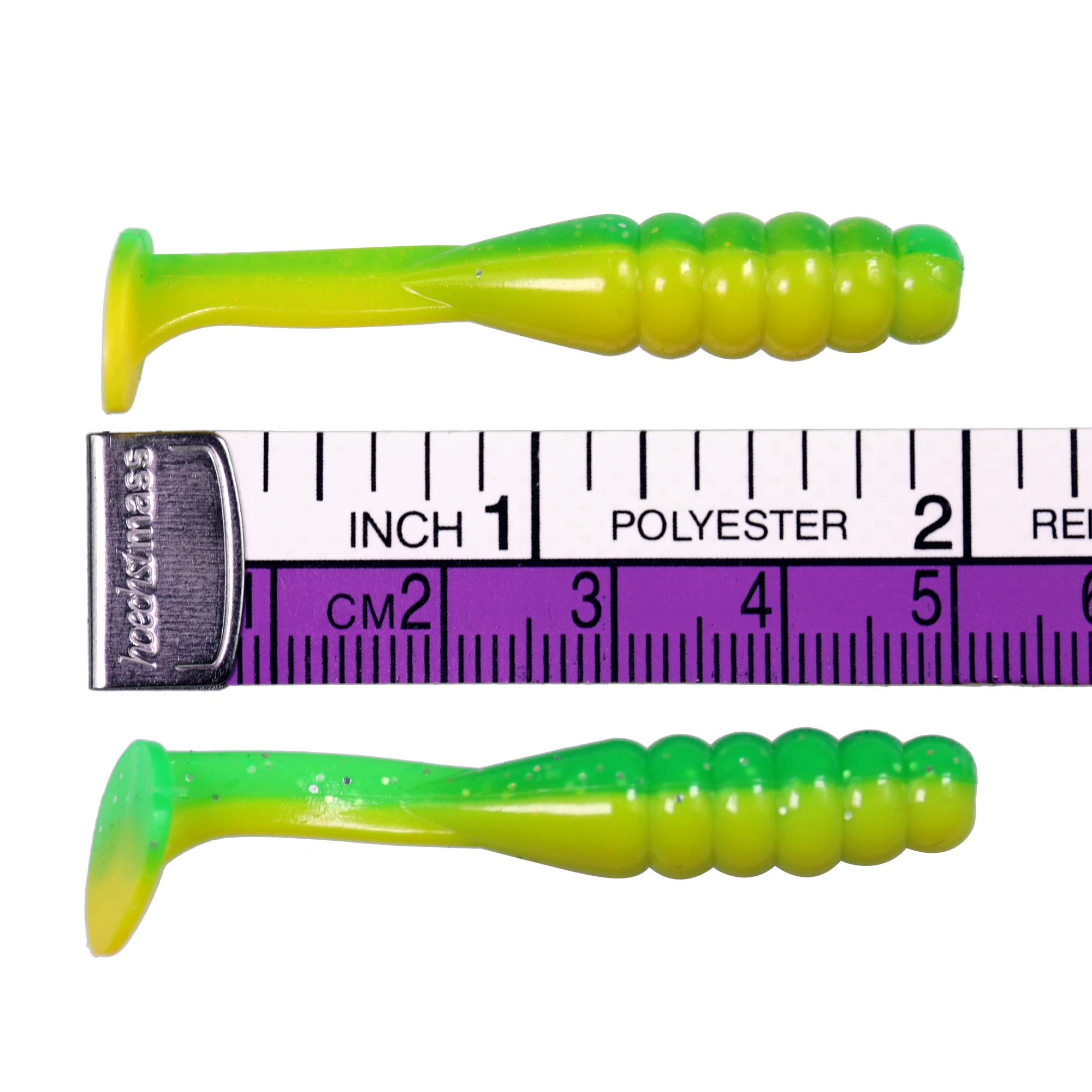 Image secondaire de Lot de 30 Leurres Bicolores Souples THKFISH pour Pêche en Eau Douce