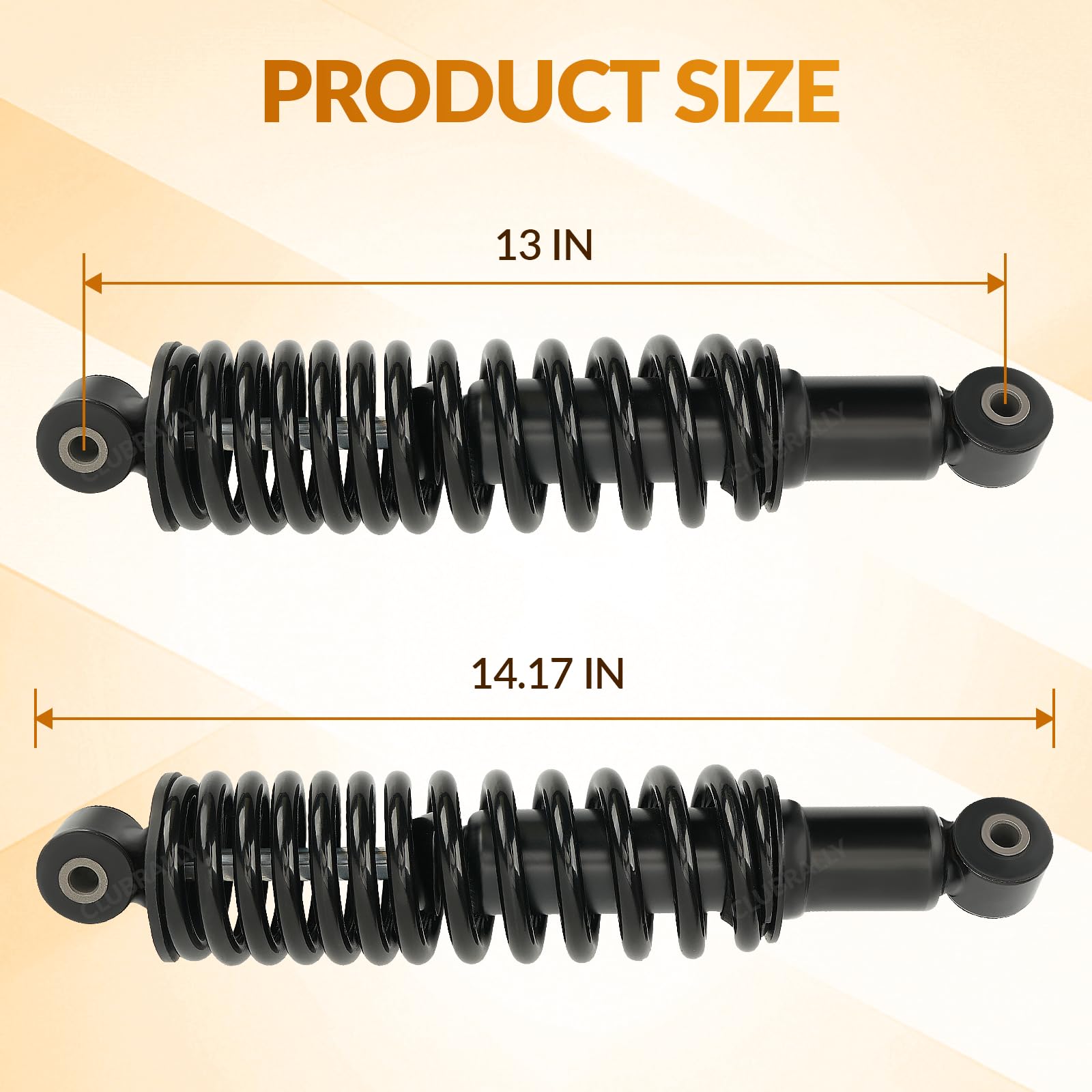 レディーススプリング CLUBRALLY Golf Cart Rear Shock Absorber Spring Set