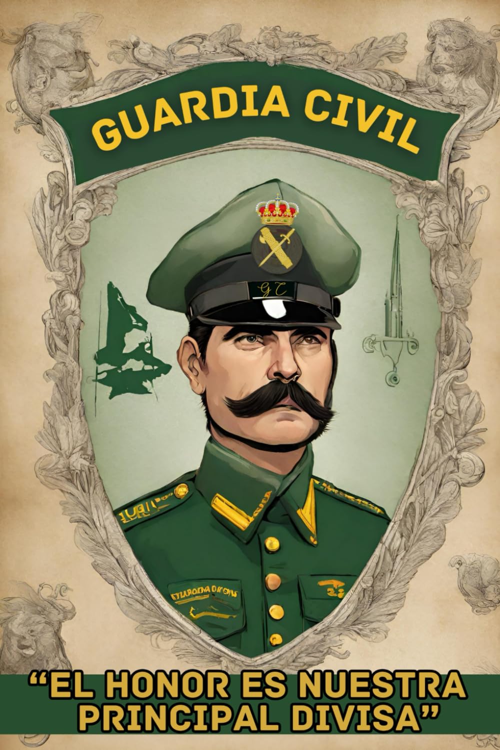 Independently published GUARDIA CIVIL - Libreta con papel pautado (líneas horizontales) - Regalo para guardias civiles, opositores o jubilados (Cuadernillos de papel rayado de Oposiciones) (Spanish Edition)