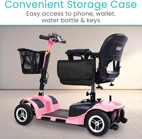 Miniatura 8 de Vive Bolsa de Transporte para Silla de Ruedas - Bolsa para Reposabrazos para Andador, Caminadores, Sillas de Ruedas Eléctricas y Scooters de Rodilla