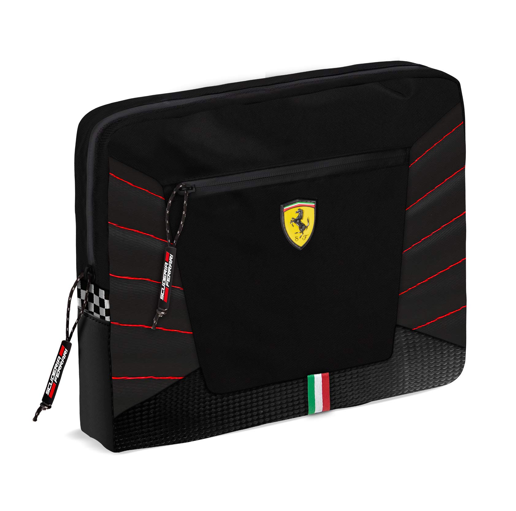 Ferrari Men's Beauty Case and Holder, Black, One Size