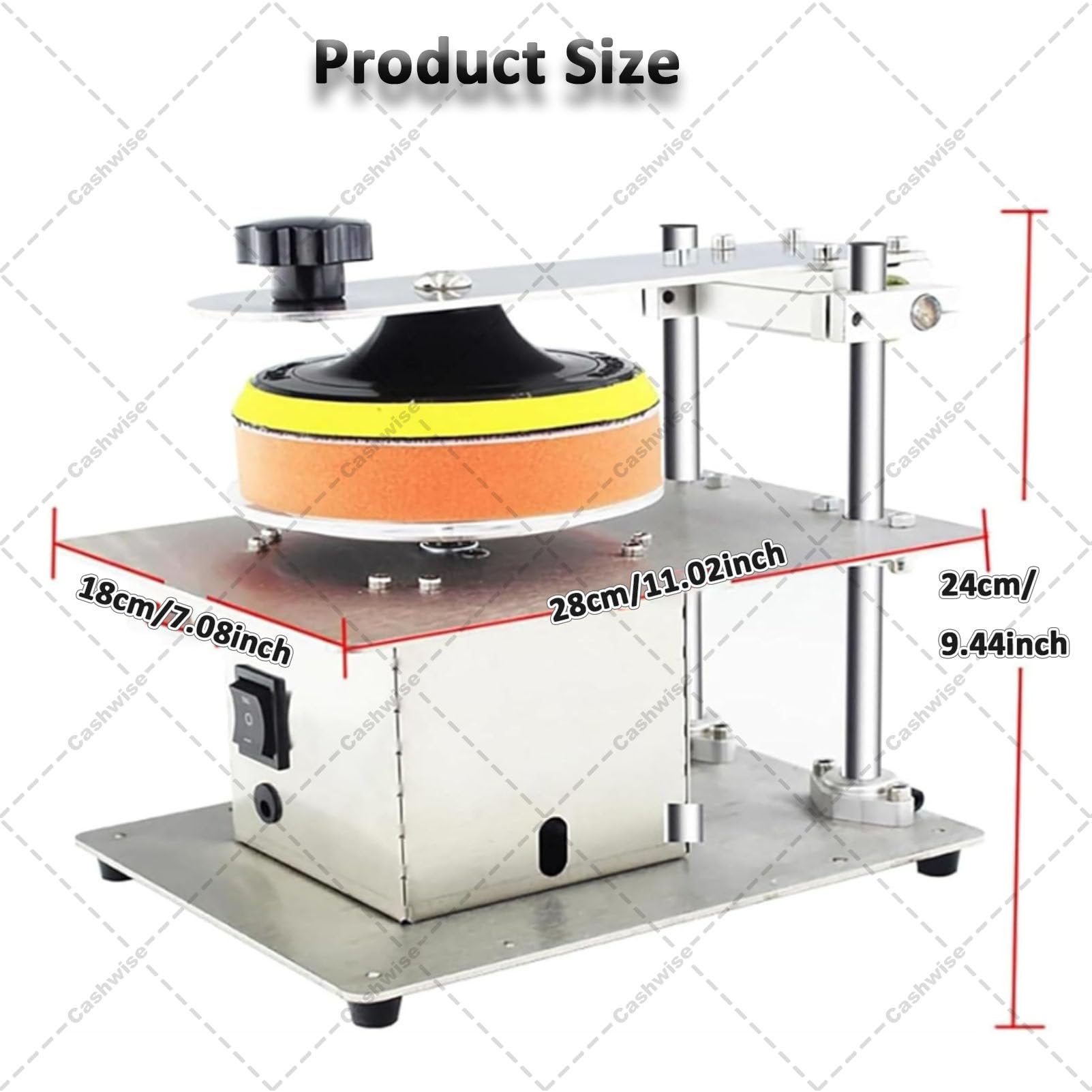 Disc Polierer 200W, halbautomatische DVD/CD Reparatur Reinigungsmaschine, Fix Kratzer und Oxidation mit 99% Reparaturerfolgsrate - Ideal für unlesbare Discs