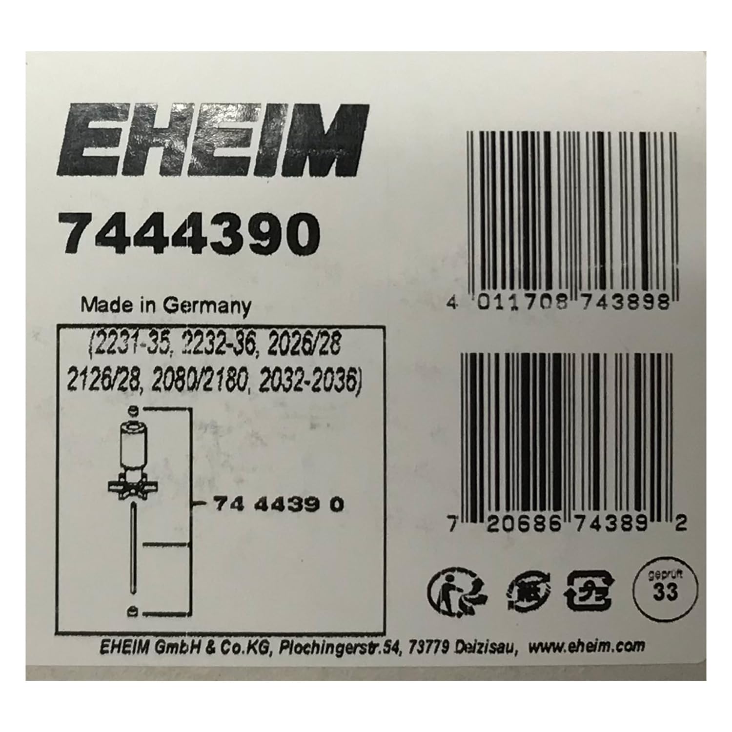 Amazon | エーハイム スピンドル/ラバー 2026/2028/2232/2234/2236