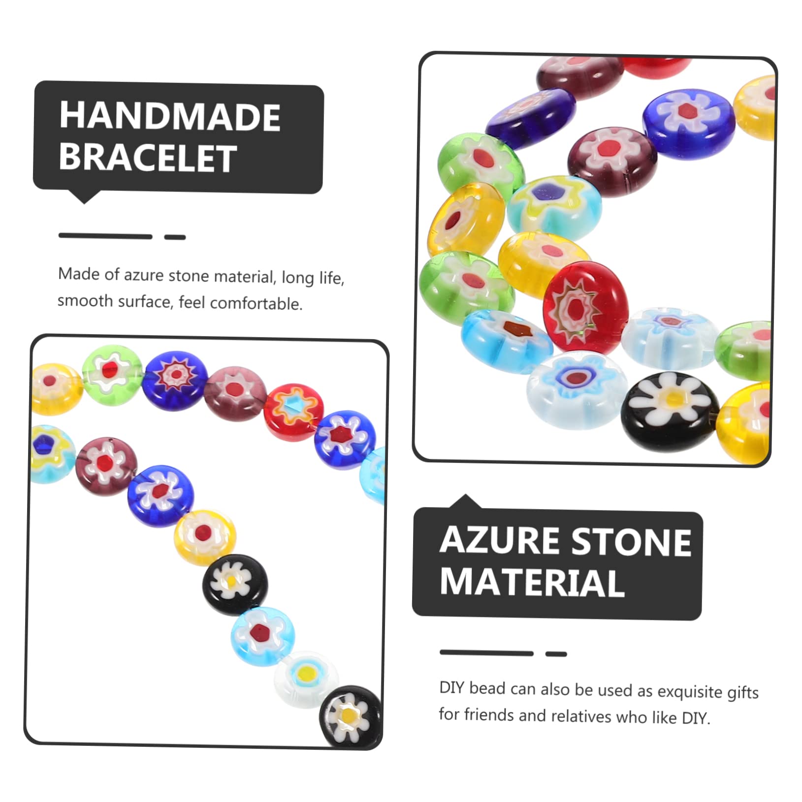 SHINEOFI Bunte Glasperlen Für Armbänder Ca Langlebig Und Vielseitig Einsetzbar Für Schmuckherstellung Und Bastelprojekte