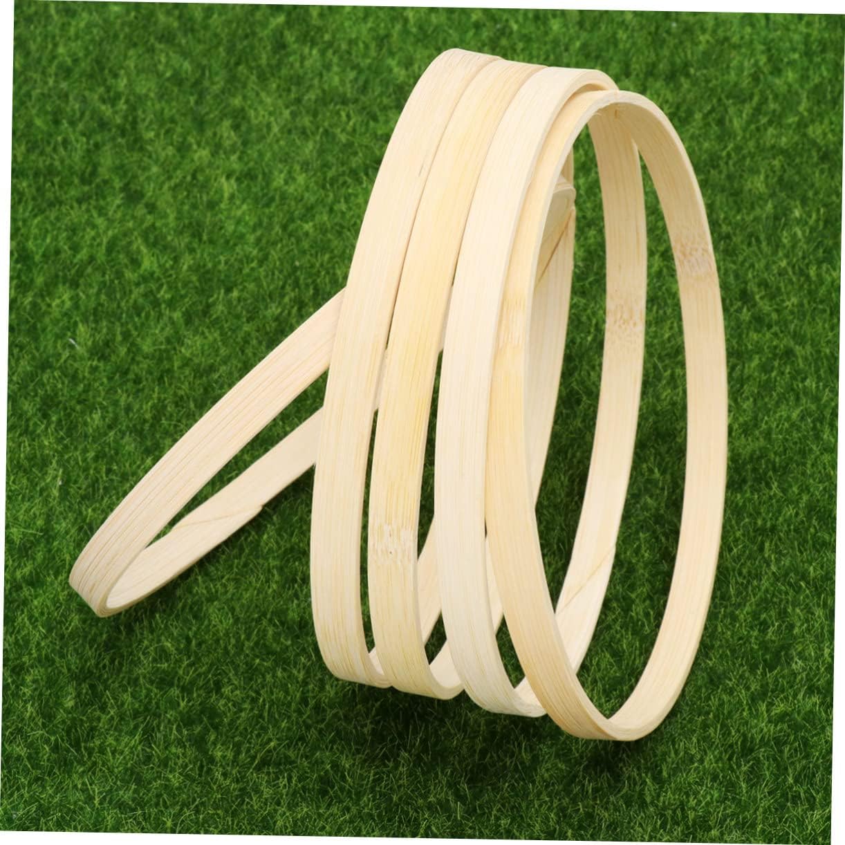 20pcs Natural Bamboo Dreamcatcher Ring for DIY Round Macrame Craft Ring Dream Catcher Accessories
