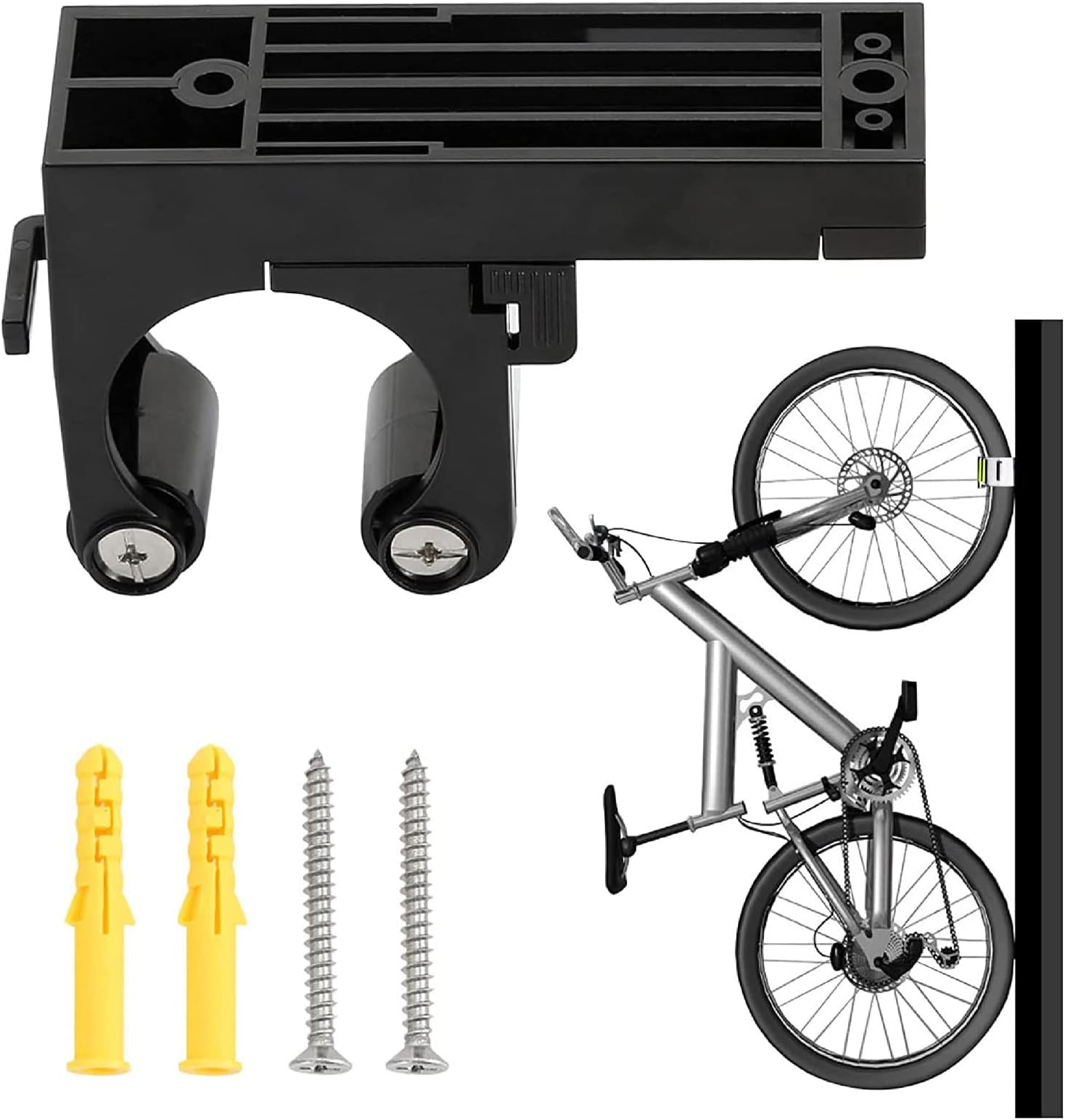 Adjustable Bicycle Parking Clip, Mountain Bicycle Wall Rack Storage System, Bike Storage Parking Buckle for Space Saving