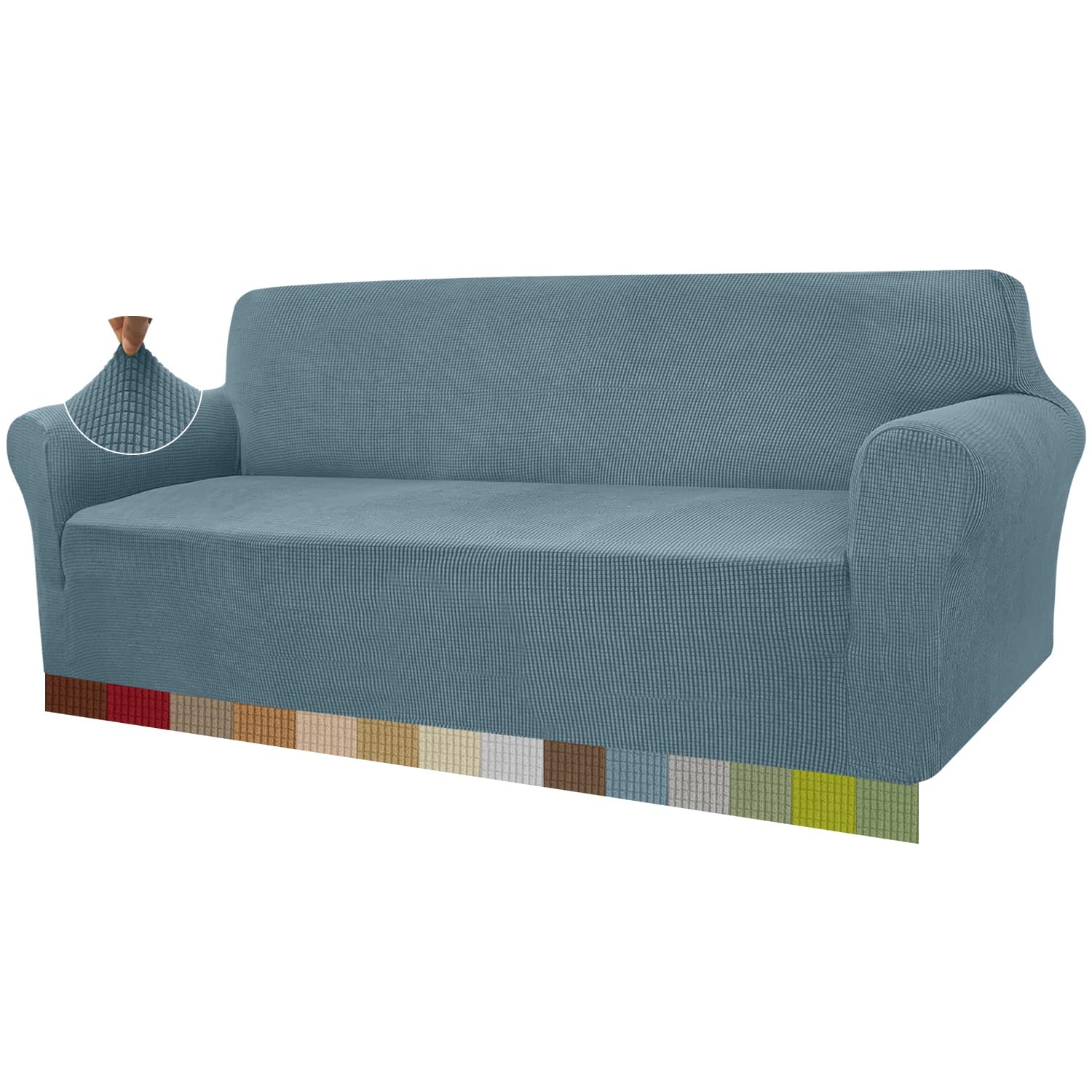 Granbest High Stretch Sofabezug Moderne Sofaüberwurf Jacquard Elastische Sofahusse für Wohnzimmer Protector für Hunde Haustiere