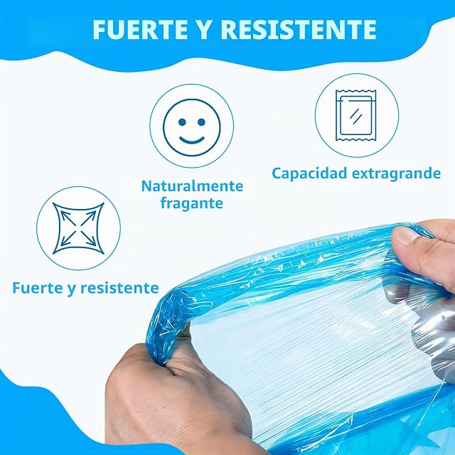 Foto 5 de 7 de 10 Bolsas de Repuesto de Arena para Gatos Compatibles con Cassettes de Recambio Litter Locker, Rollos de 4,5 m