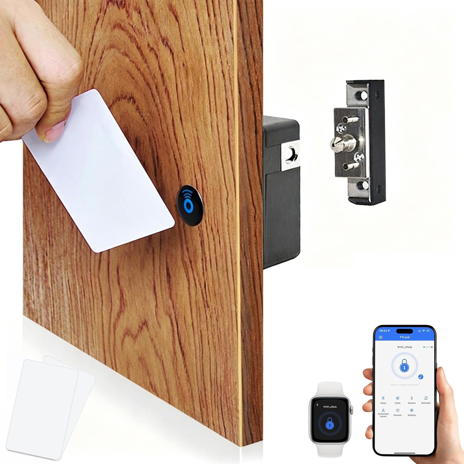 Magnetic Cupboard Locks - Safe Kitchen Cupboard -No-Drill Smart Door Lock -Smart Safe Proof Cupboard Locks Magnet