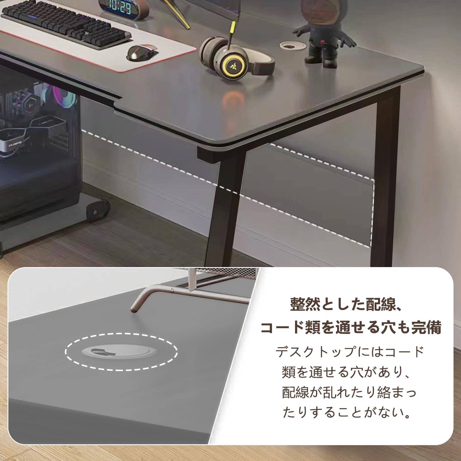 Amazon | 【コンパクトデスク】 パソコンデスク 学習机 在宅ワーク