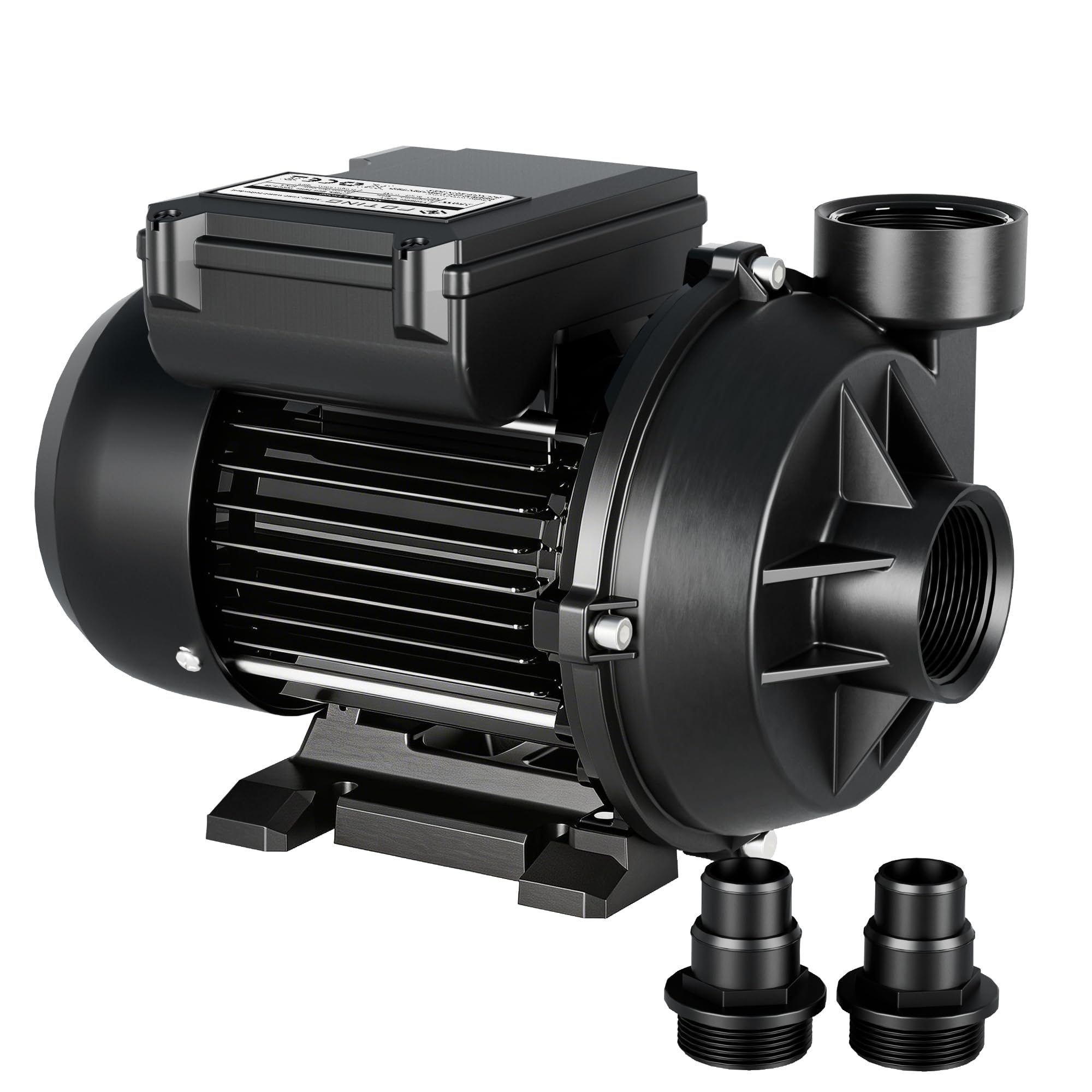 FOTING Bomba para Piscina 250 W - 9.000 L/h Circulación para Piscinas Desmontables - Altura Máx. 7,5 m - 230V 50Hz - Protección de Sobrecarga Térmica