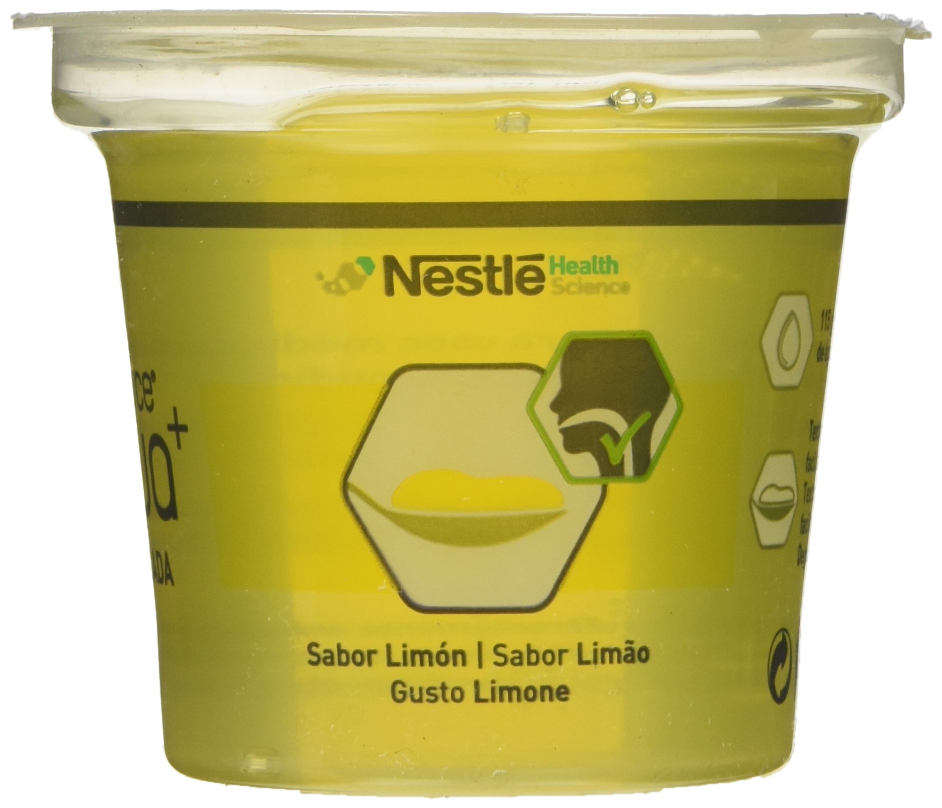 Nestle Nestlé Resource Agua Gel LimóN 4 X 125 Gr-image