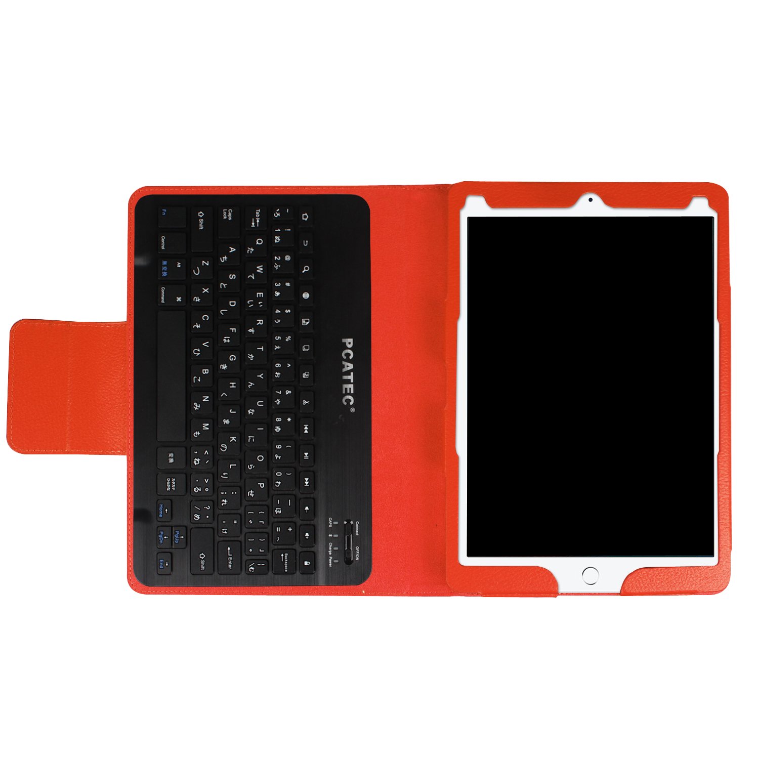PCATEC Custodia Con Tastiera Bluetooth Per IPad 9.7″ / Pro 9.7″ / Air 1-2 – Staccabile, Multiangolo, Pelle PU – Blu