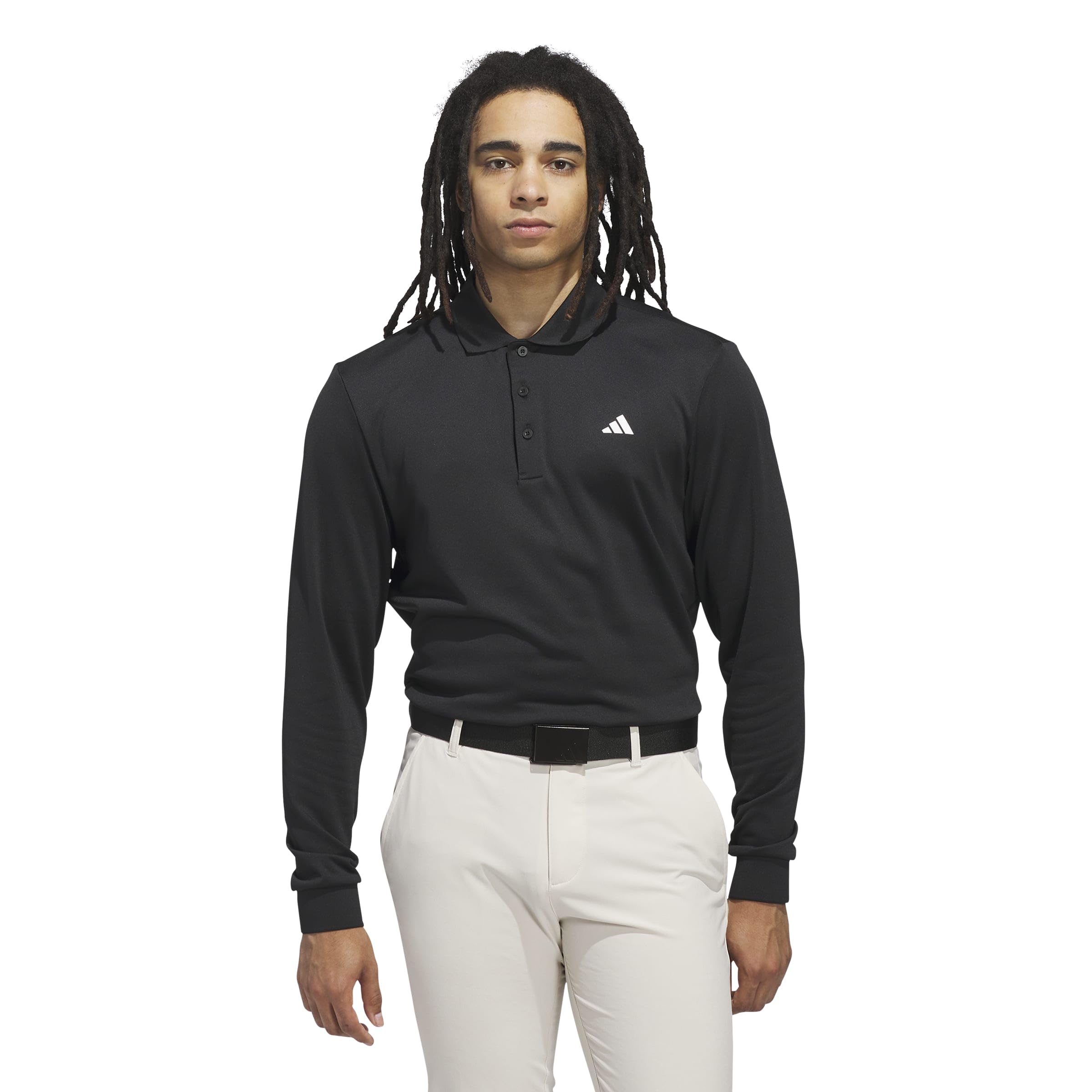 adidas Men's Ultimate365 Cold.rdy Long Sleeve Polo Shirt Black