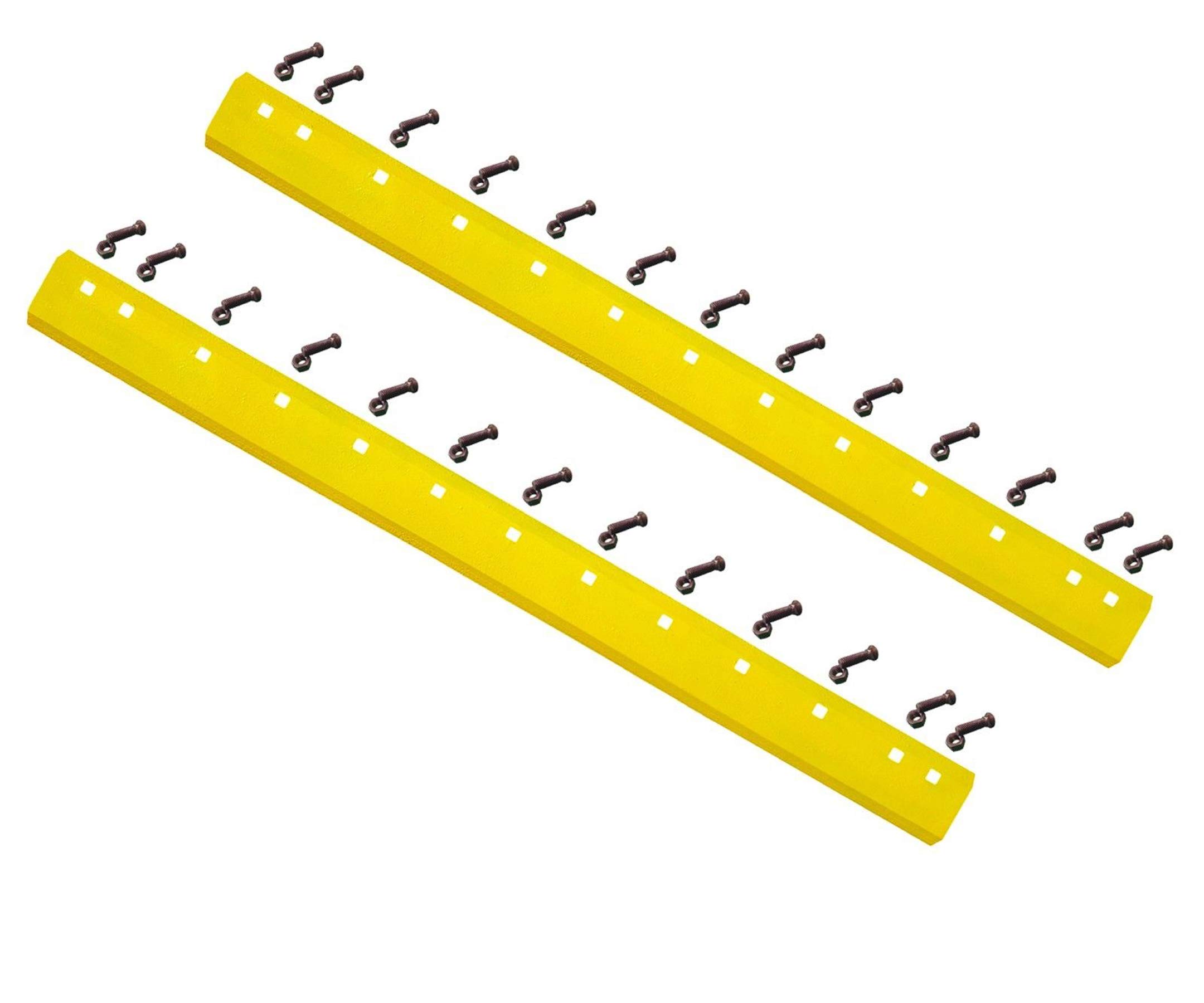 8D-2786 - Common 6ft Heat Treated Curved Grader Blade - 1/2"x6"x72" (2)