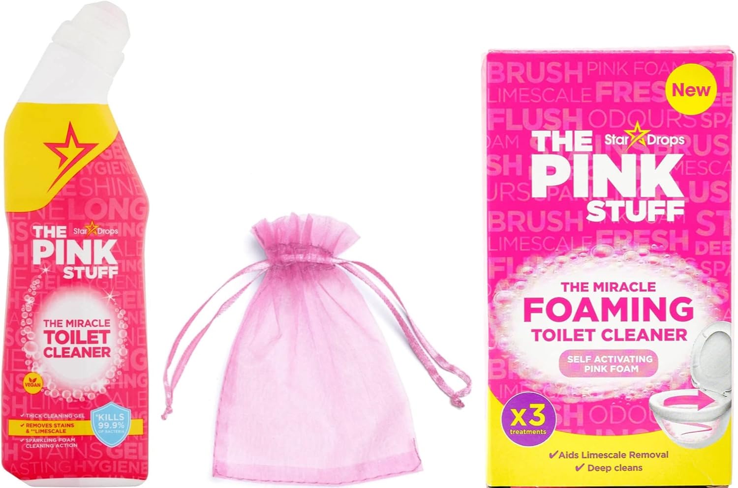 The Pink Stuff, The Miracle Toilet Cleaner Gel, 750ml + The Pink Stuff
