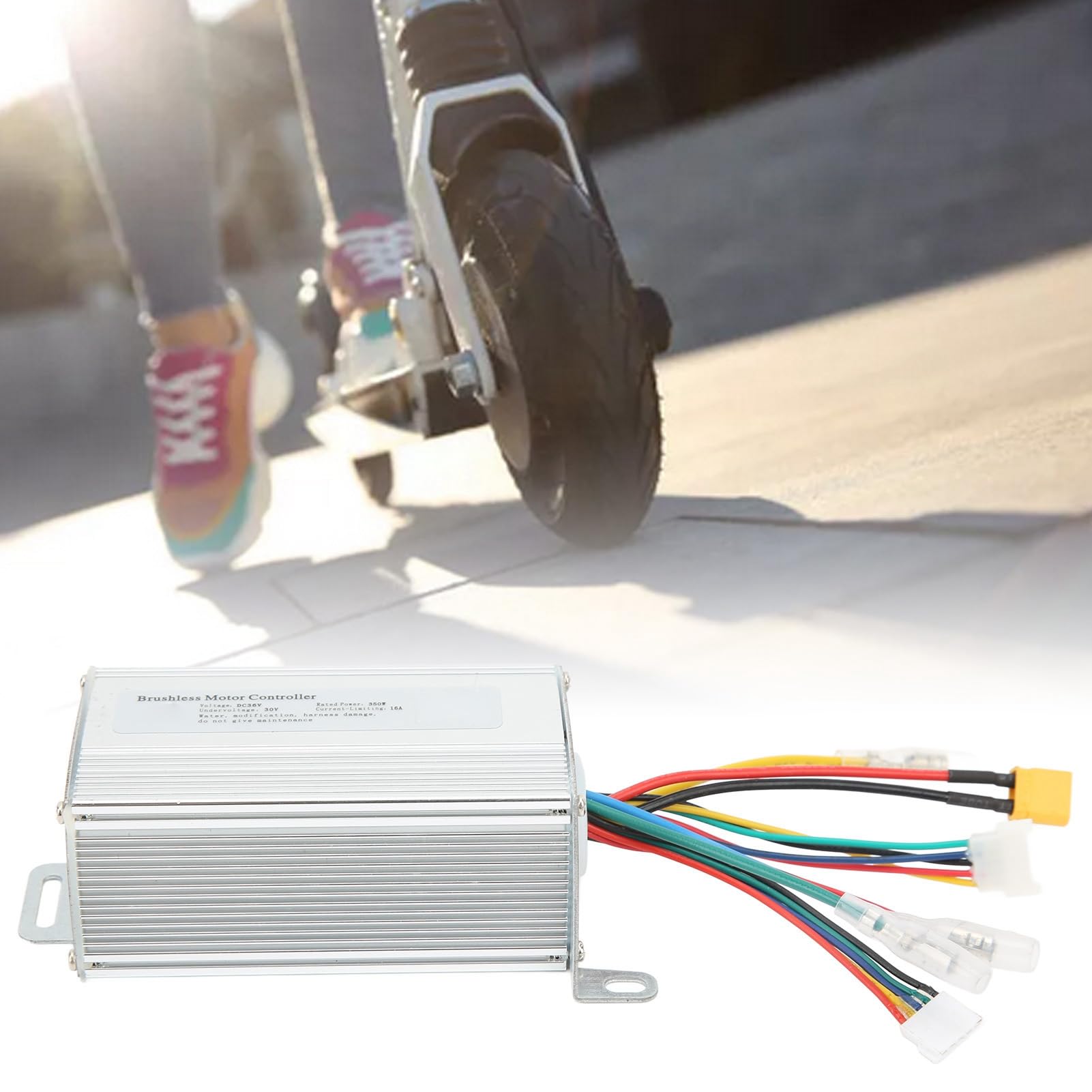 Contrôleur 36V 16A 350W Sans Balais – Alliage Aluminium, Silencieux, Compatible Scooter Et Vélo électrique