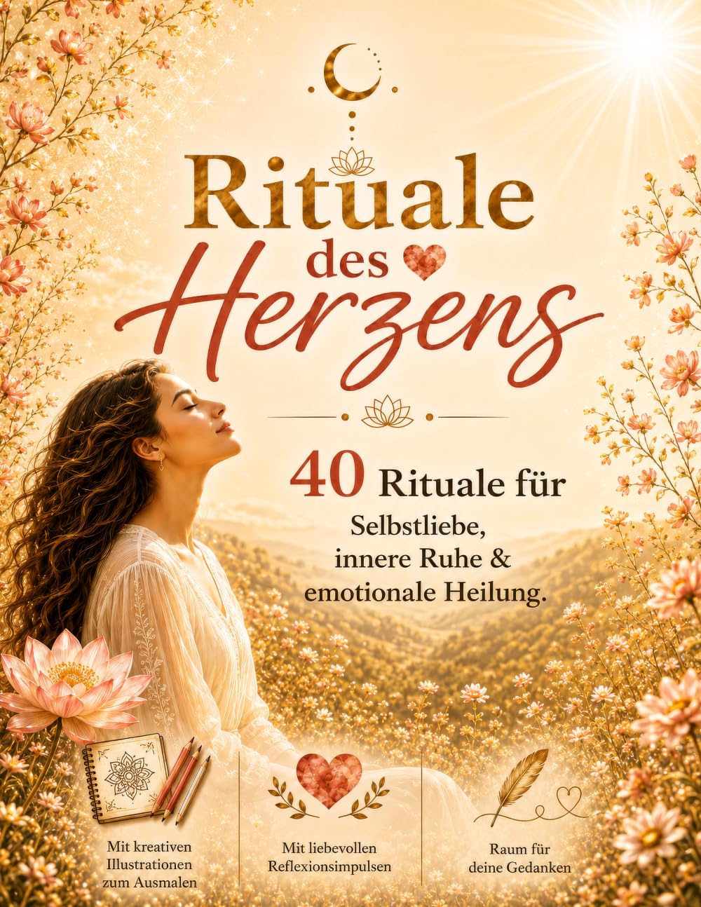 Rituale des Herzens: 40 Rituale für innere Ruhe, Selbstliebe & emotionale Heilung für Frauen
