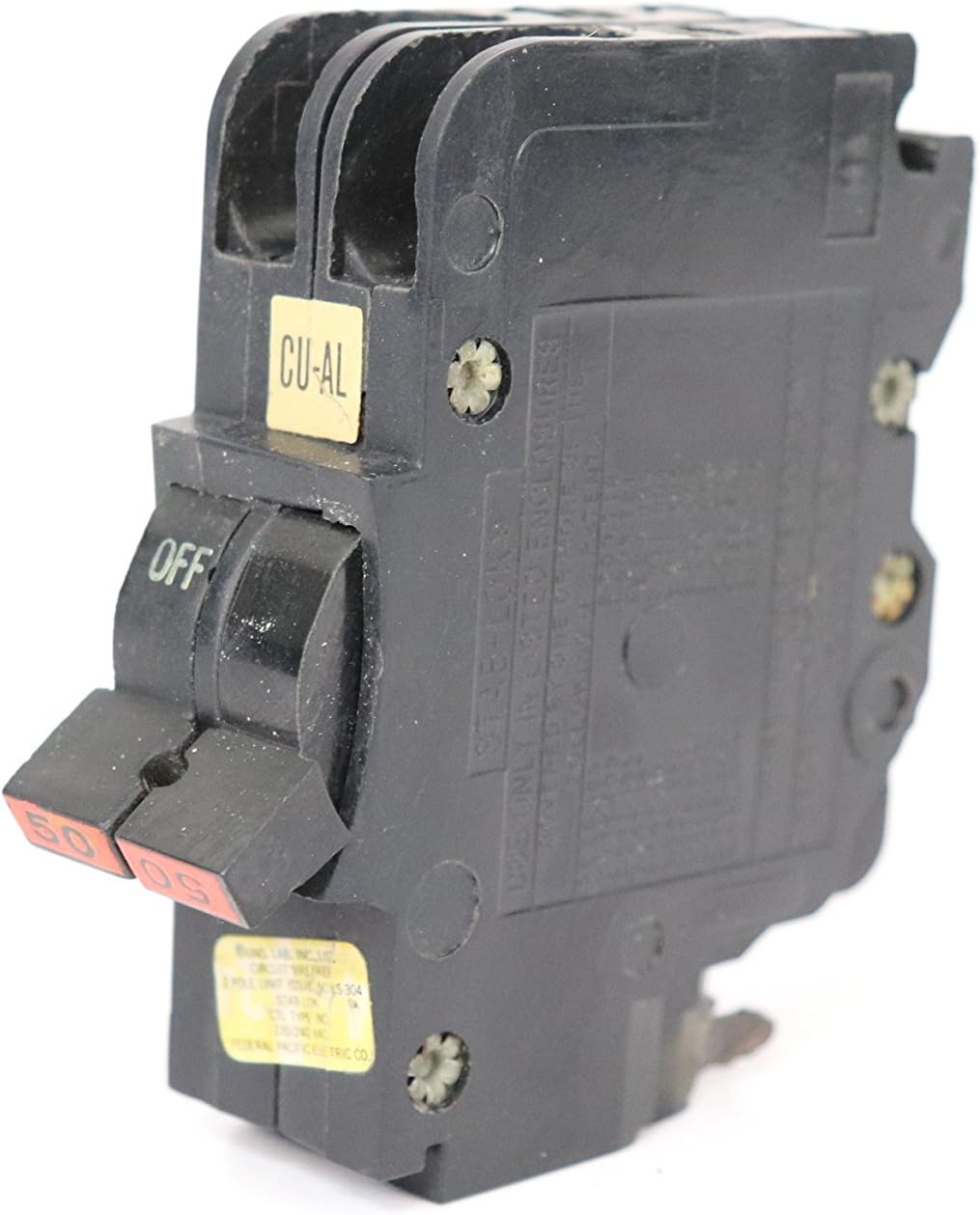 New FPE Federal Pacific NC0250 Circuit Breaker Stab-Lok 2 Pole 50A 240V Thin