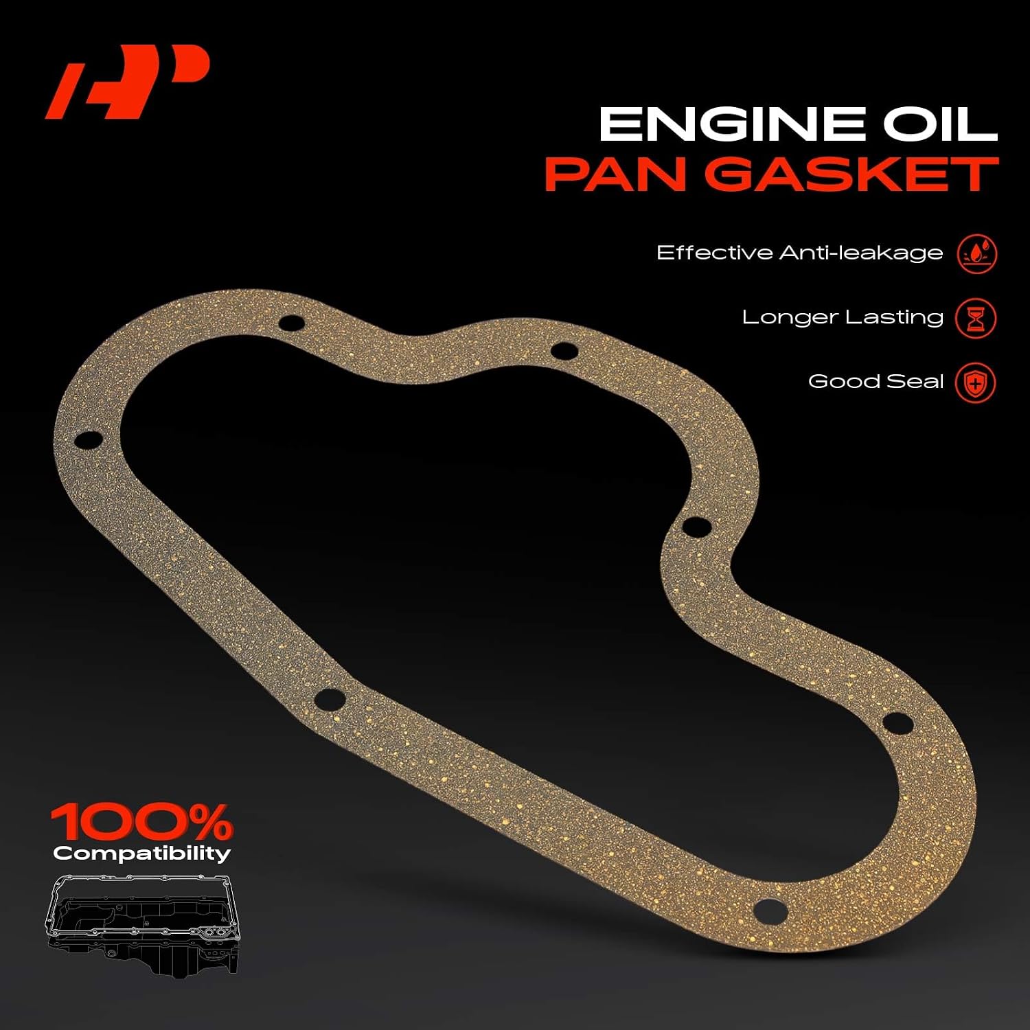 A-Premium 3.5L Engine Oil Pan Gasket Set, Compatible with Nissan Pathfinder 2001-2004 & Infiniti QX4 2001-2003