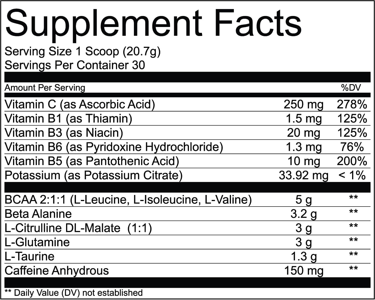 Formula HP Complete Workout (Electric Blue Raspberry)