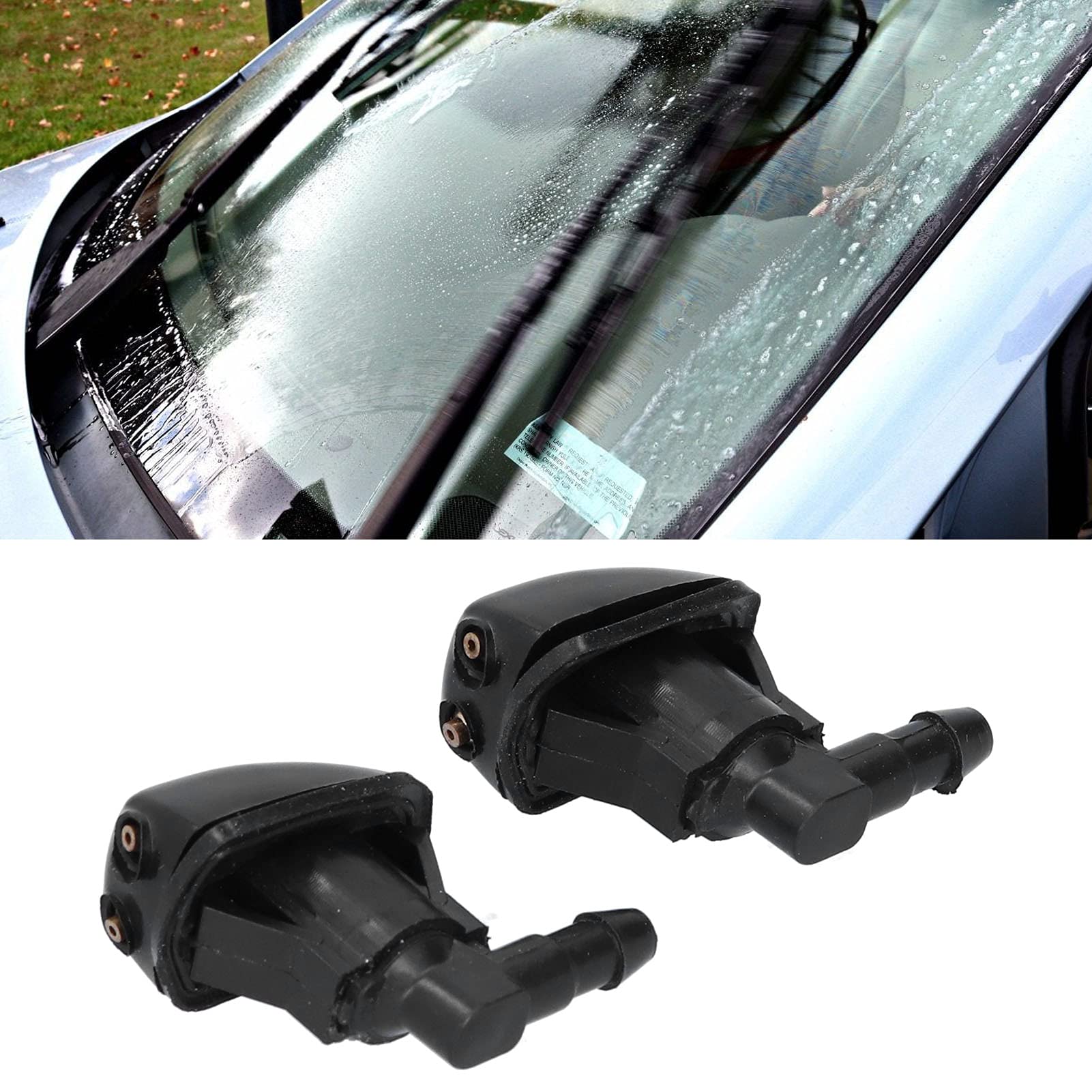 Spruzzatore per Tergicristallo, Ricambio Automobilistico Kit di Ugelli per Tergicristallo Spruzzatore Spruzzatore per Lavavetri Sostituzione per XV30 / Sostituzione per E20