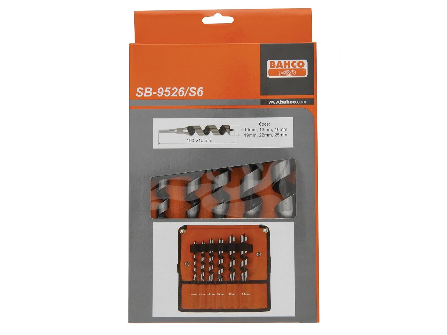 Lоwеѕt Prісе Bahco - 9526 Combination Auger Bit Set (10,13,16,19,22,25