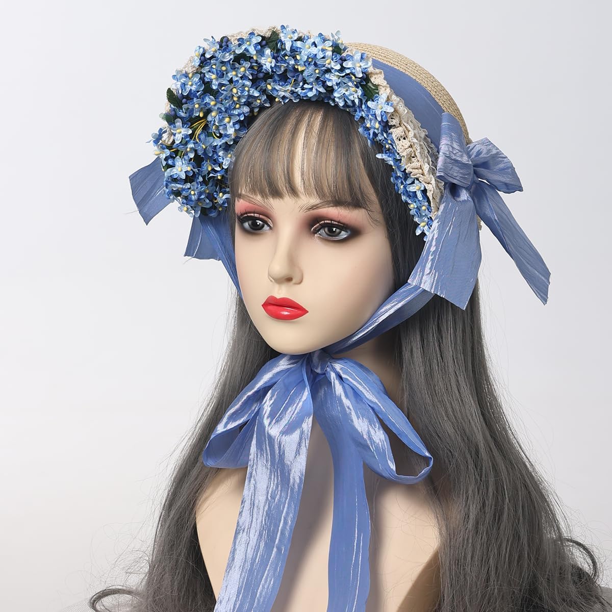 COSDREAMER Victorian Hat Girls Women Tea Party Sun Hat Small