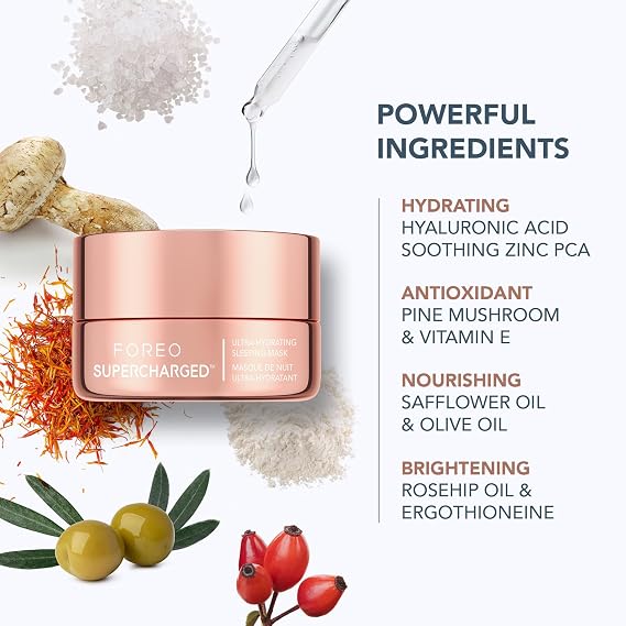 FOREO UFO 3 Face Moisturiser + 14 UFO Masks + Hydrating Night Mask