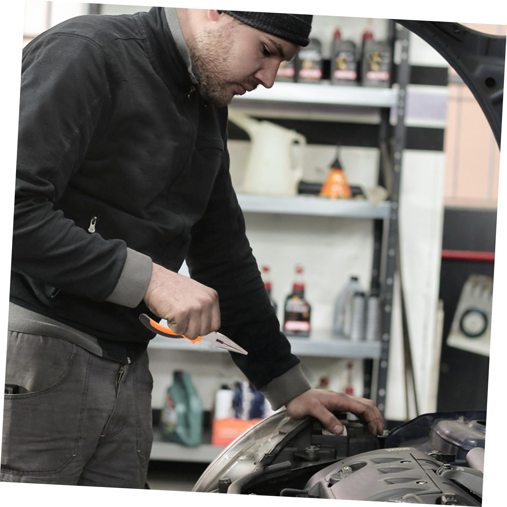 Kit di Riparazione Pneumatici Auto 100 Pezzi in Acciaio e Gomma | Kit di Riparazione Pneumatici Auto, Portatile e Facile da Usare, per Riparazioni Auto in Qualsiasi Momento