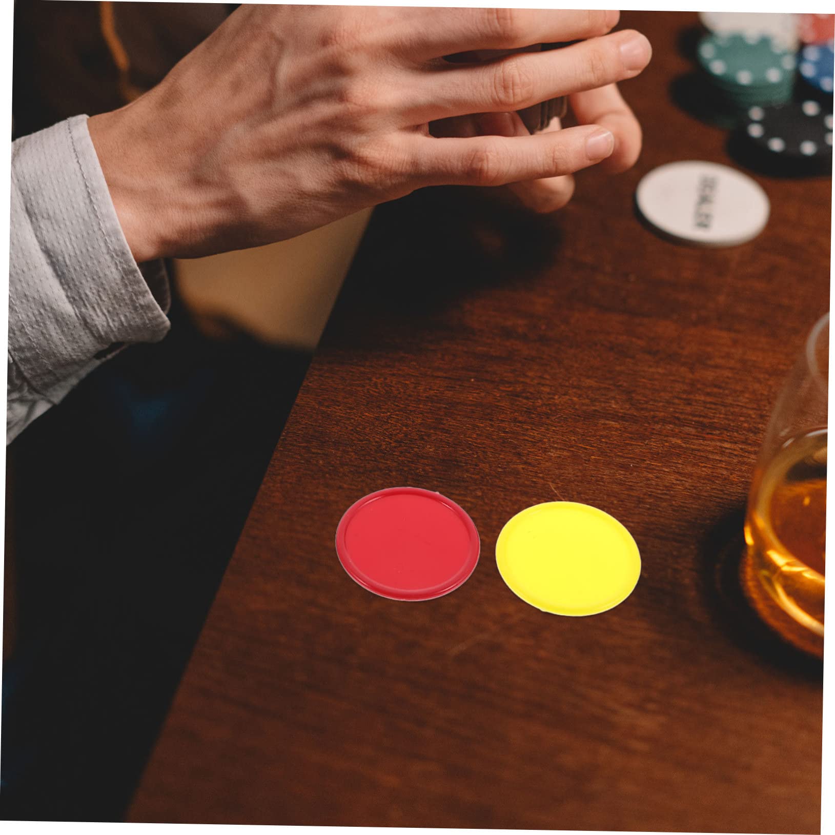 320stücke Plastik Spielchips Kartenspiele Blanko Chips Für Mathematik Lernen Und Sortieren