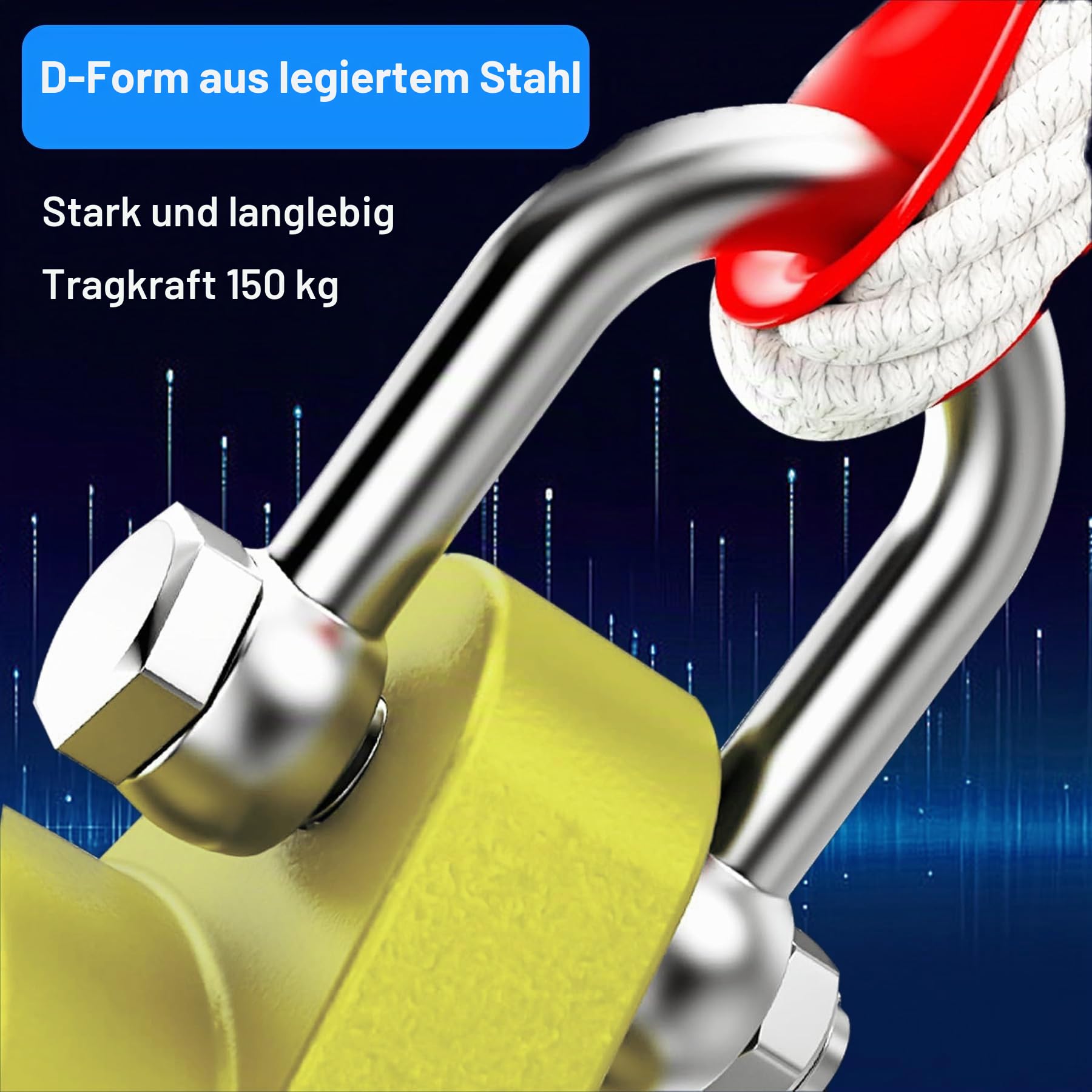 Höhensicherungsgerät Absturzsicherung 3m/5m/7m/10m/15m/20m, Absturzsicherung Einziehbar 150KG mit Selbstsicherndem Haken, Tragbar Fallschutz Auffanggerät für Dach und Luftarbeiten (10m)