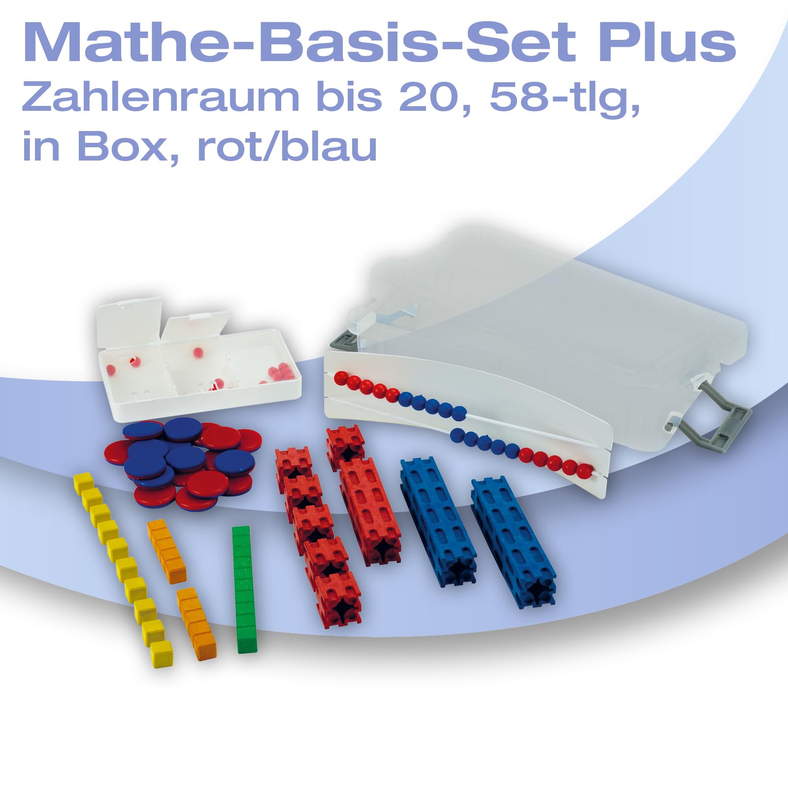 Amazon.com: TimeTEX Maths Basic Set Plus ZR 20. 58-Piece Set in