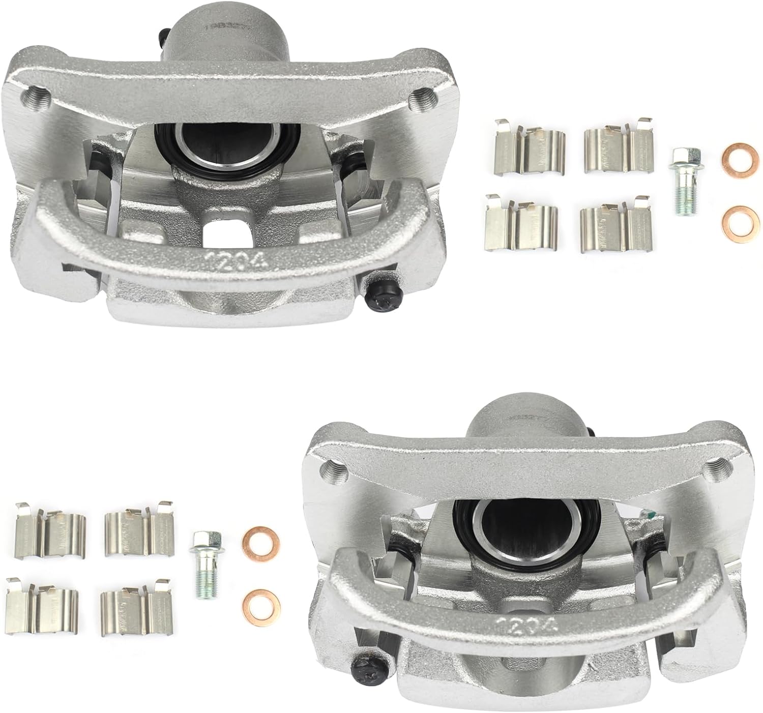 Autoround 19B3276 19B3277 Rear Brake Caliper Assembly with Bracket fit for Toyota Tundra/Sequoia 2007-2016 Both Driver Passenger Side