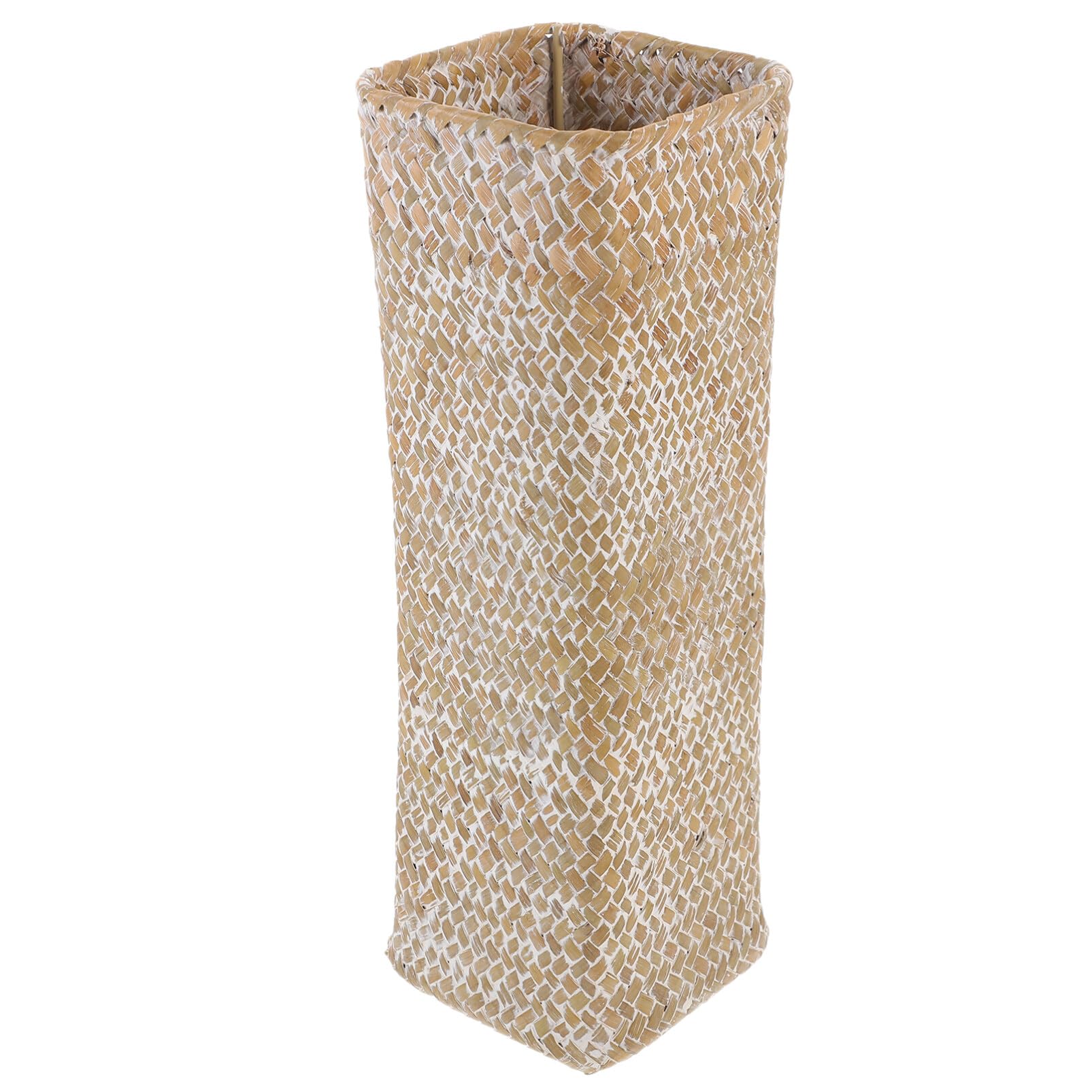 Jarrón De Mimbre para Decoración Cesta Rústica De Estilo Rústico Soporte De Flores De para Ramas Secas Centros De Mesa