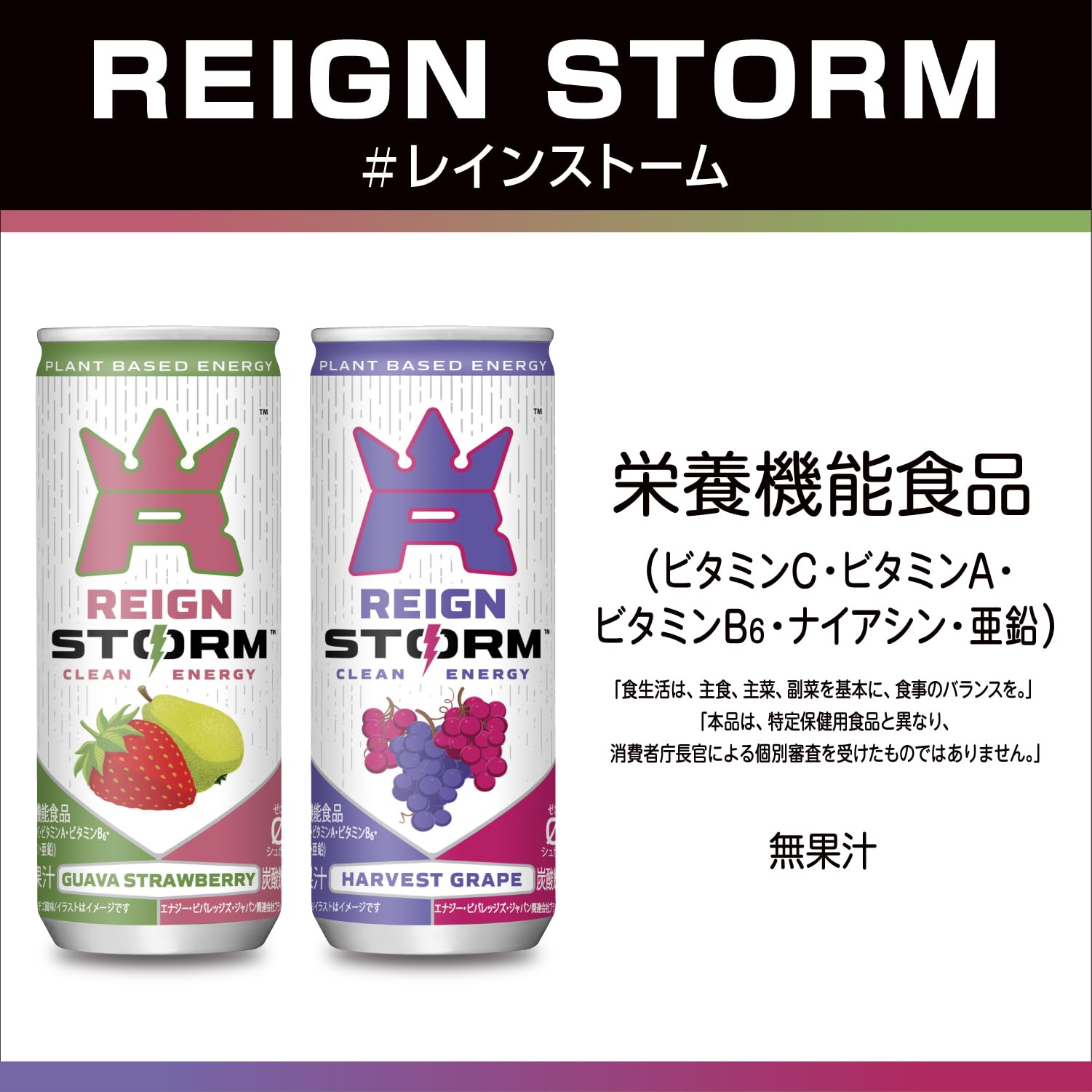 Amazon.co.jp: レインストーム グァバストロベリー 250ml×30本