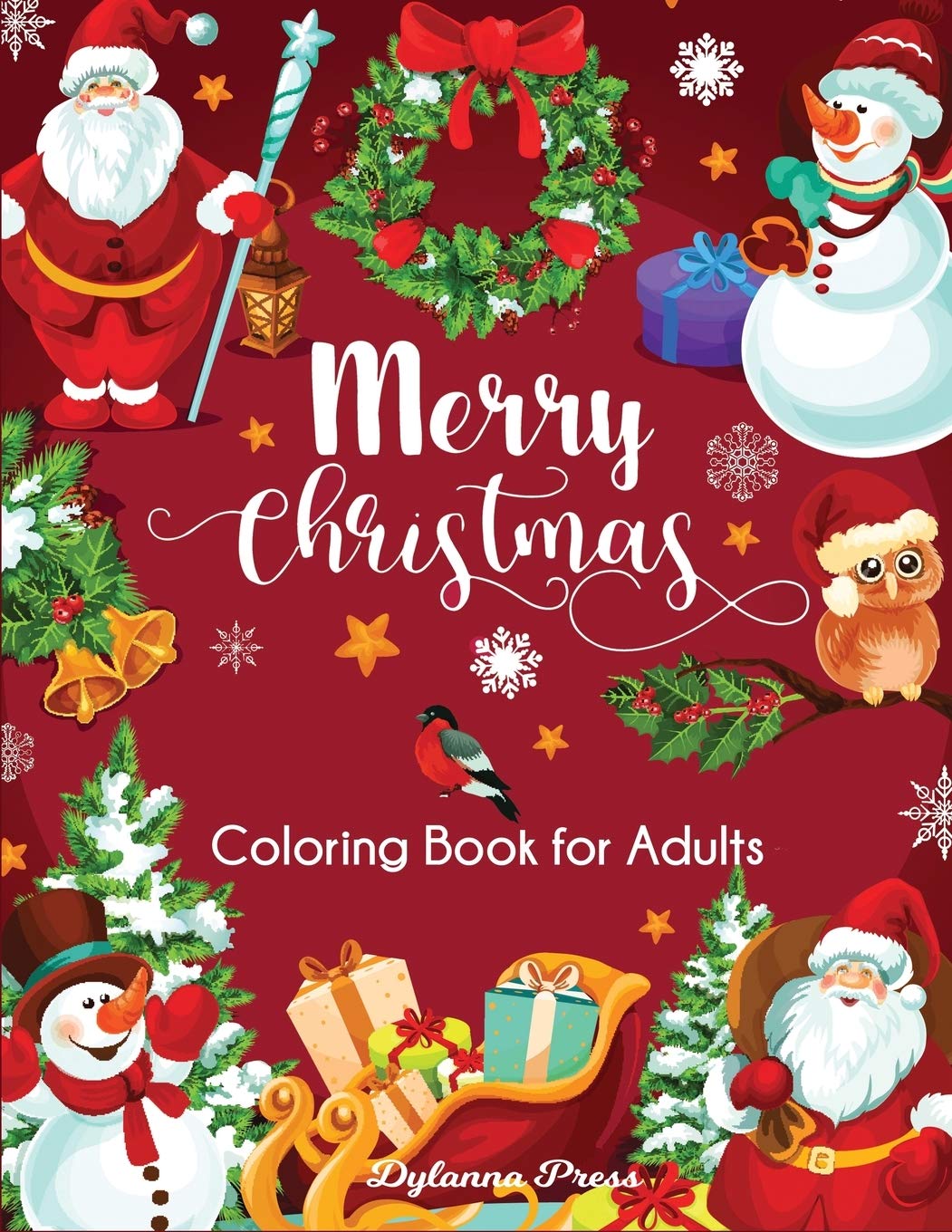 Merry Christmas Coloring Book for Adults: Beautiful Holiday Designs Paperback – November 4, 2019