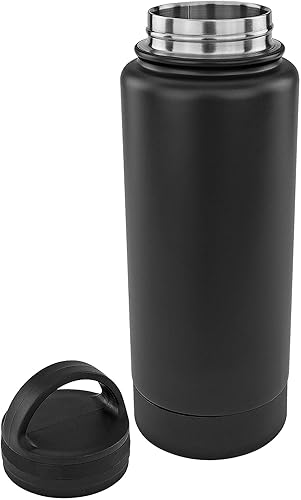 Miniatura 2 de Vaso seguro de distracción – Botella de acero inoxidable, 12 onzas ocultas, para dinero, llaves, joyas, color negro